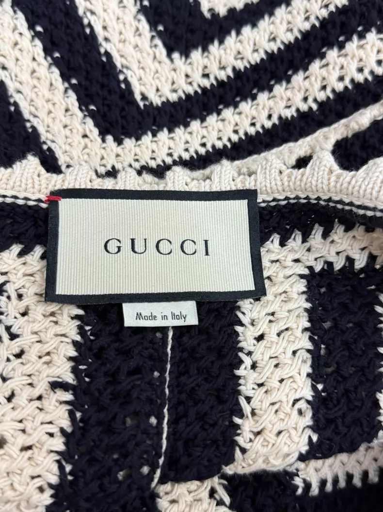 Gucci Gucci Black and white color-block knitted long sleeves Size S / US 4 / IT 40 - 4 Thumbnail