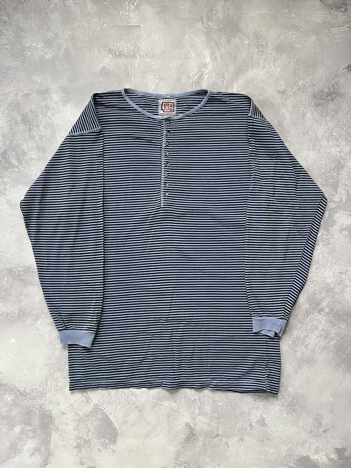 Brain Dead 💥Rare💥 DEAL Garment Dyed Color Striped Longsleeve Japan Size US L / EU 52-54 / 3 - 1 Thumbnail