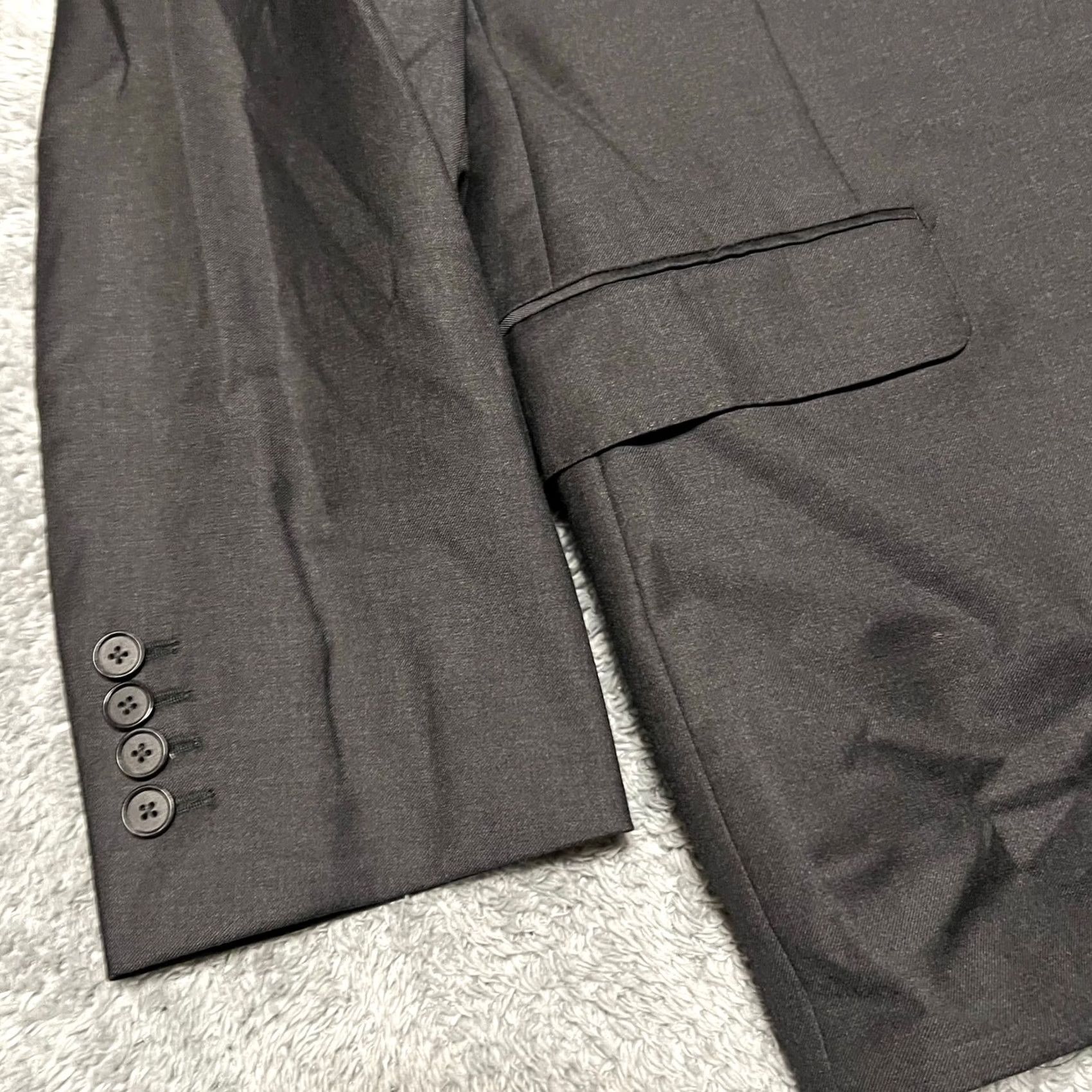 Vintage Hickey Freeman Beacon Blazer Mens 48R Gray Loro Piana Tasmanian Super 150’s Coat Blazer Mens 48R Gray Loro Piana Tasmanian Super 150’s Size 48R - 2 Thumbnail
