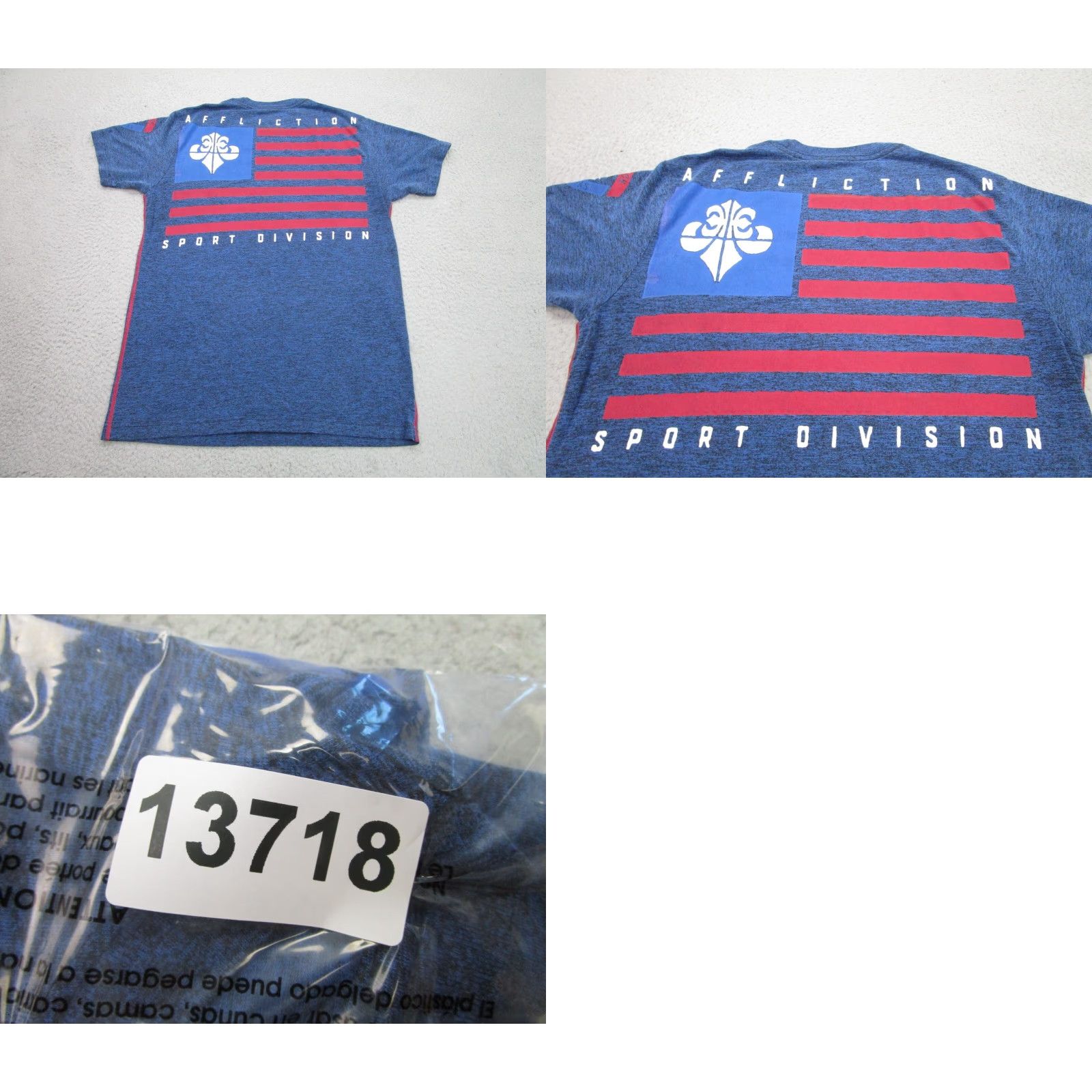 Affliction VINTAGE Affliction Shirt Men M Blue Size US M / EU 48-50 / 2 - 8 Thumbnail