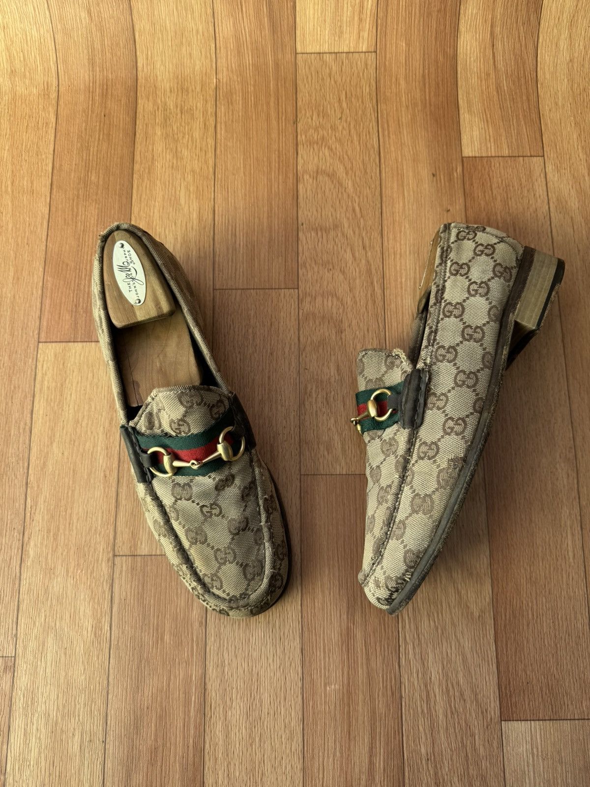 Gucci Gucci Horsebit GG Monogram loafers Size US 9 / EU 42 - 8 Thumbnail