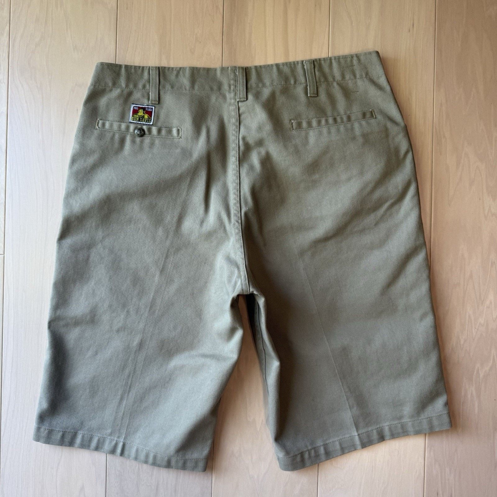 Ben Davis × Vintage Vintage Ben Davis Shorts 38 Khaki 90 Chino Workwear Size US 38 / EU 54 - 6 Thumbnail