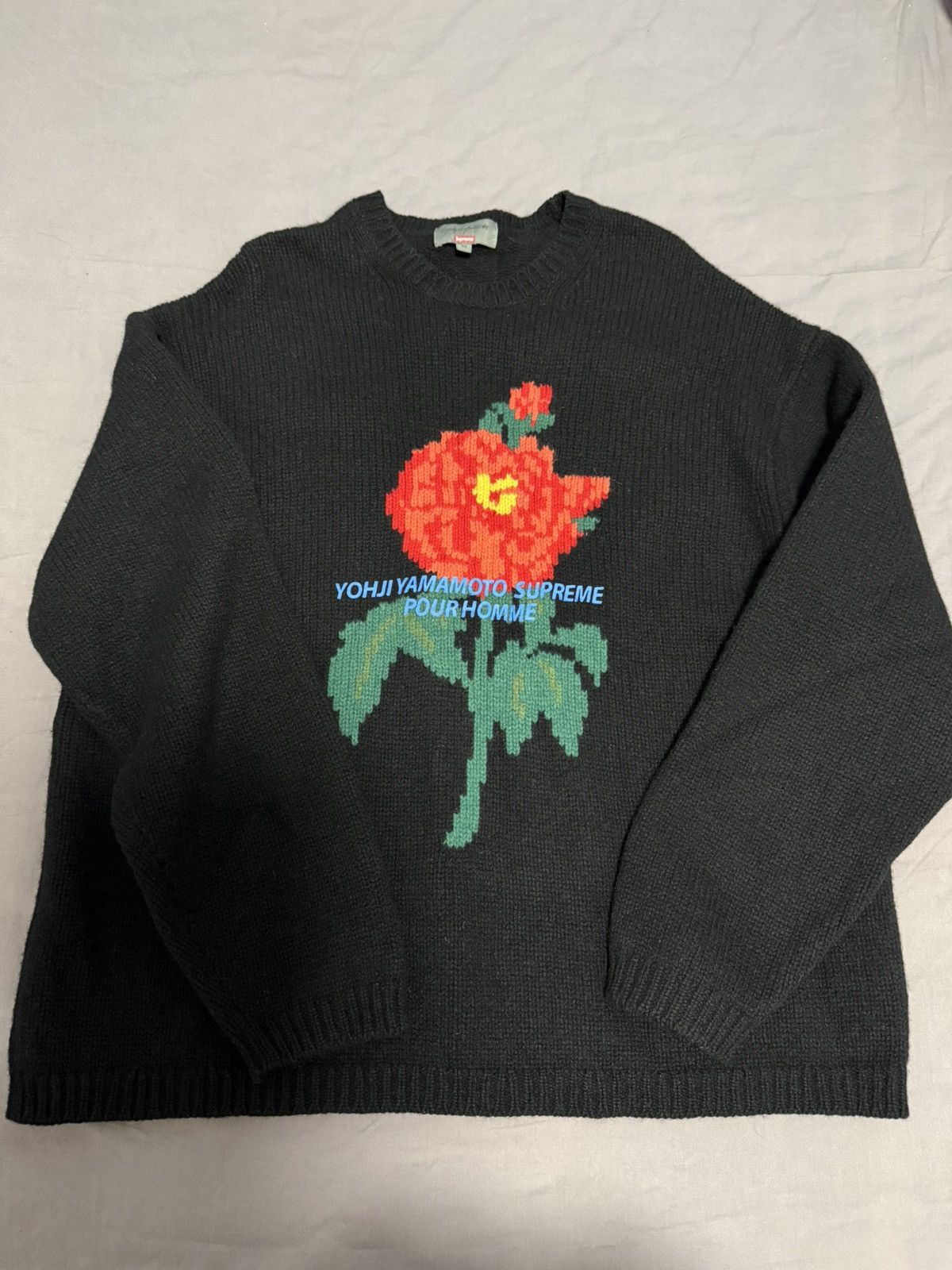 Supreme × Yohji Yamamoto Supreme Yohji Yomamato Teken King Sweater