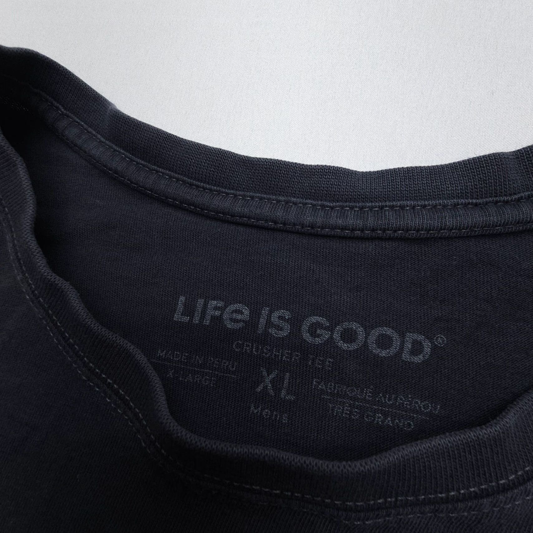 Life is Good Life is Good Crusher Tee Shirt Mens XL Class of 2020 Graphic Print Black Logo Shirt Size US XL / EU 56 / 4 - 5 Thumbnail