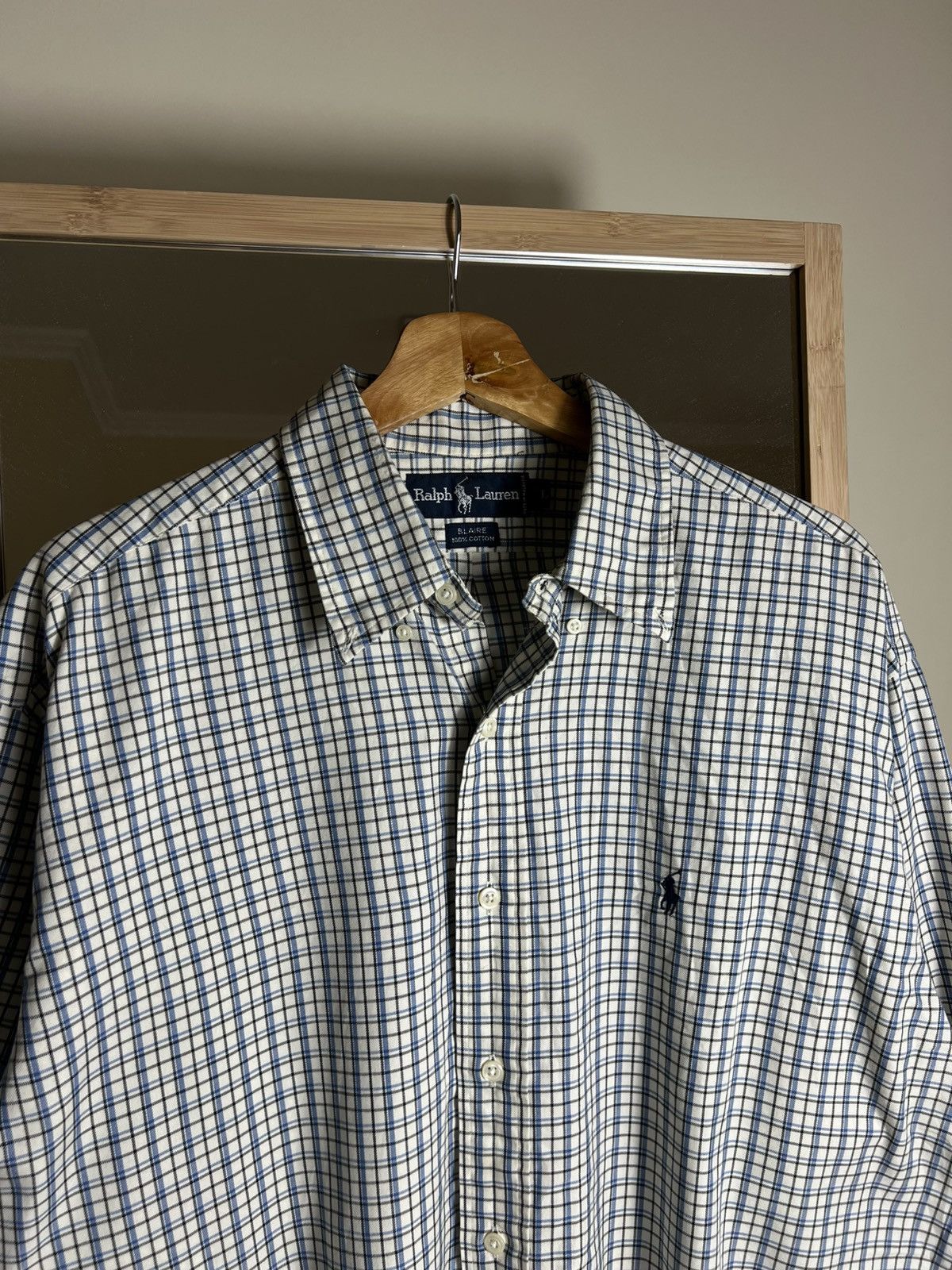 Polo Ralph Lauren Polo Ralph Lauren Blaire Shirt Men’s L Plaid Cotton Textured Size US L / EU 52-54 / 3 - 2 Thumbnail