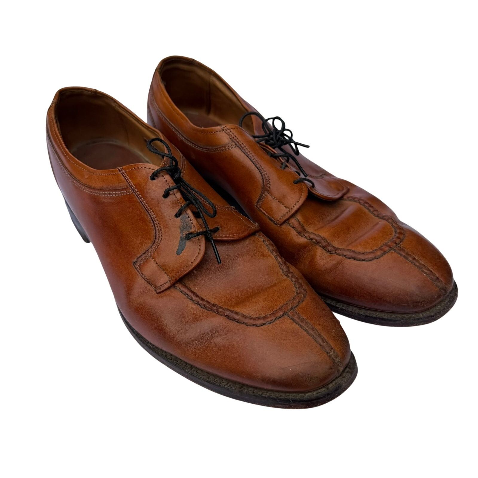Allen Edmonds Allen Edmonds Brewster Derby Shoes Size 10.5D Tan Size US 10.5 / EU 43-44 - 2 Thumbnail