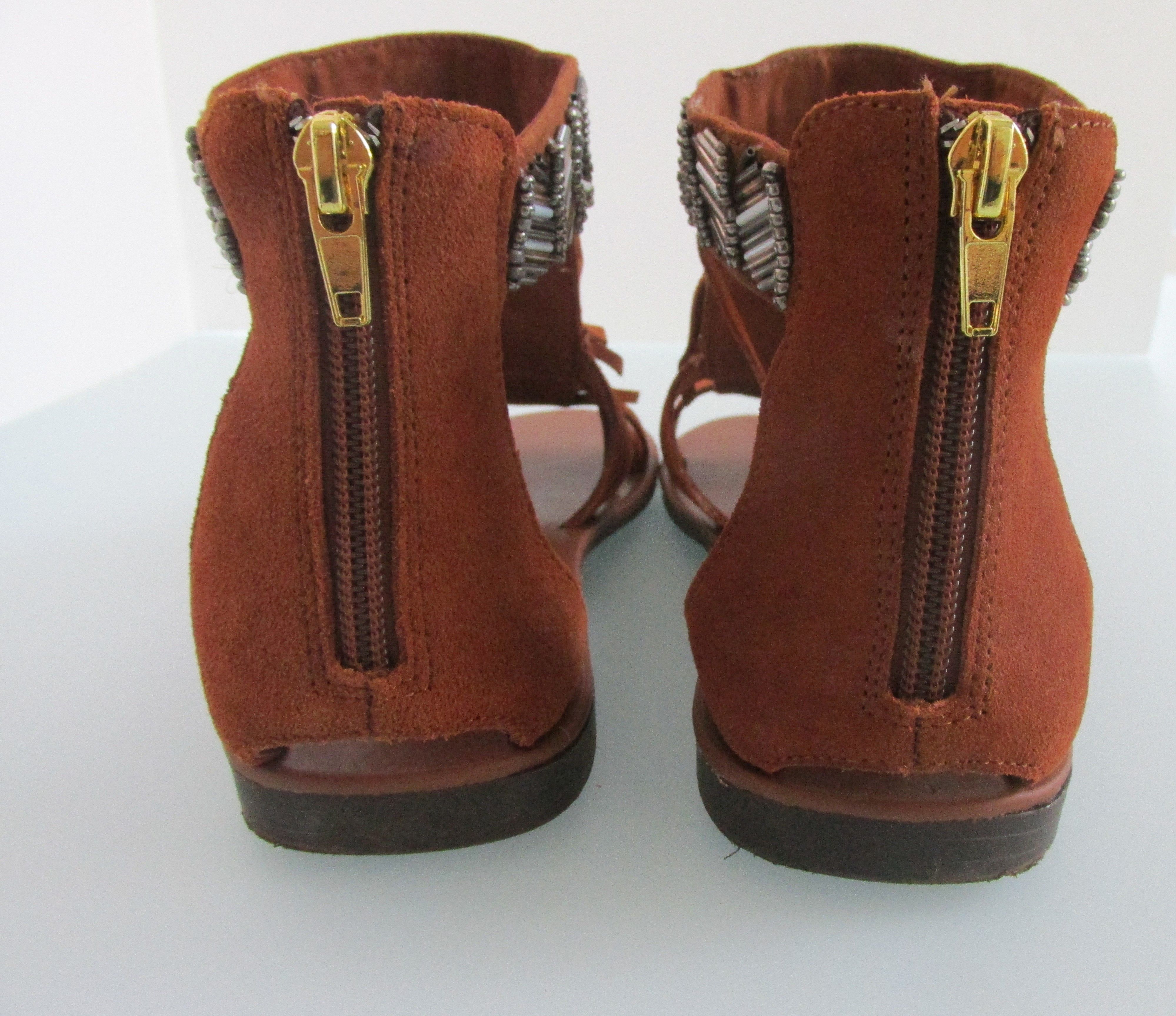 Steve Madden Steve Madden (Giaani) Women's Fringe/Beaded Sandals Size 8 M Size US 8 / IT 38 - 5 Thumbnail