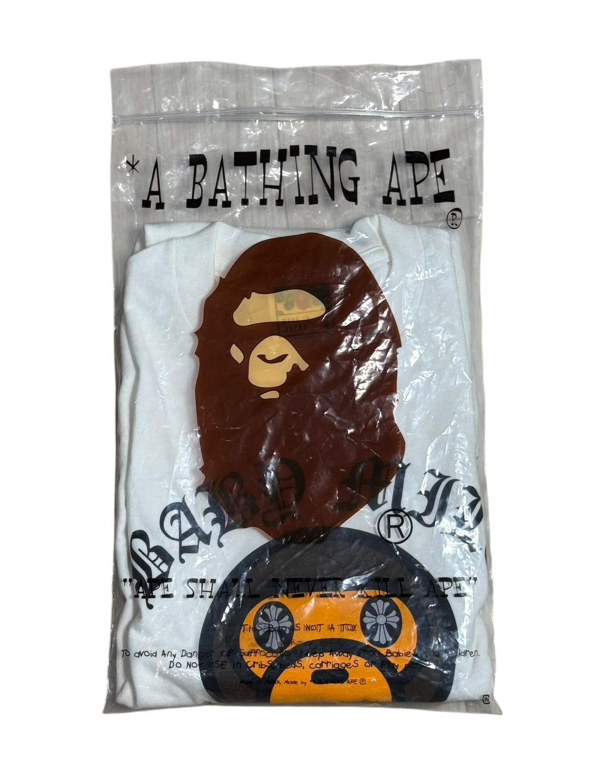 Bape × Chrome Hearts BAPE CHROME HEARTS Baby Milo T-shirts Tee White Size US S / EU 44-46 / 1 - 8 Thumbnail