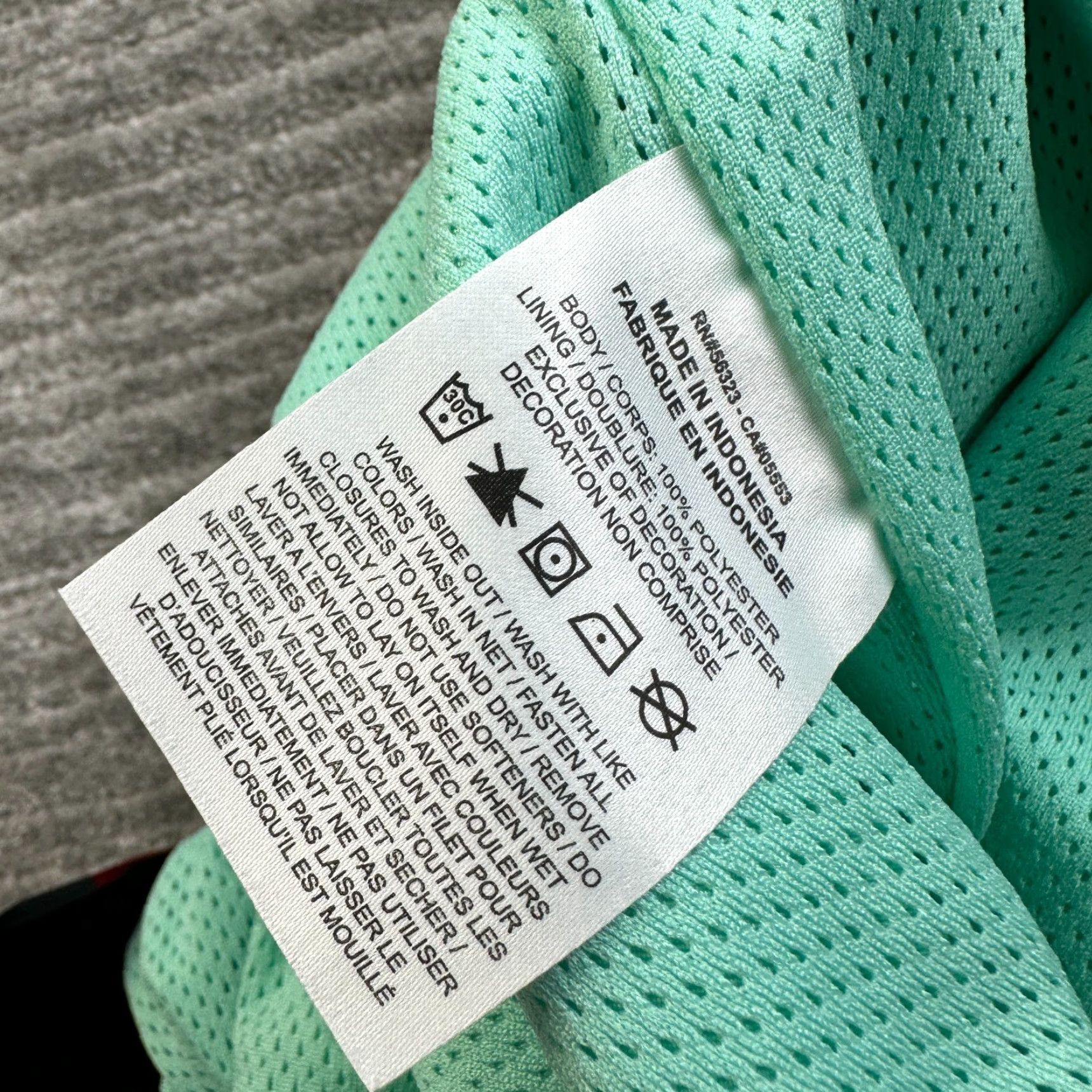Nike Jordan Shorts Mens Extra Large Mint Green Poolside Basketball Gym 6" Size US 36 / EU 52 - 5 Thumbnail