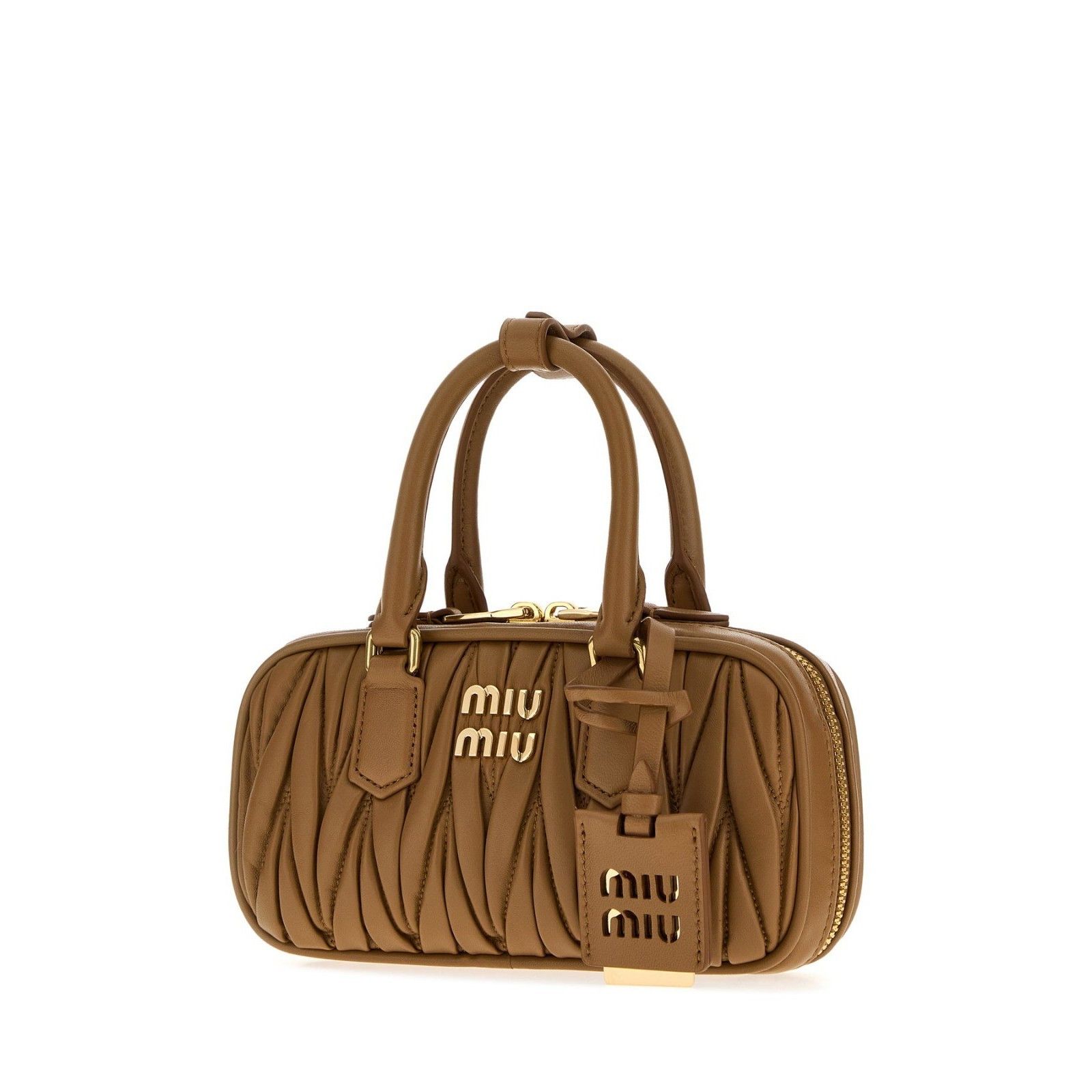 Miu Miu MIU MIU Caramel Arcadie Handbag New & Authentic Size ONE SIZE - 2 Thumbnail