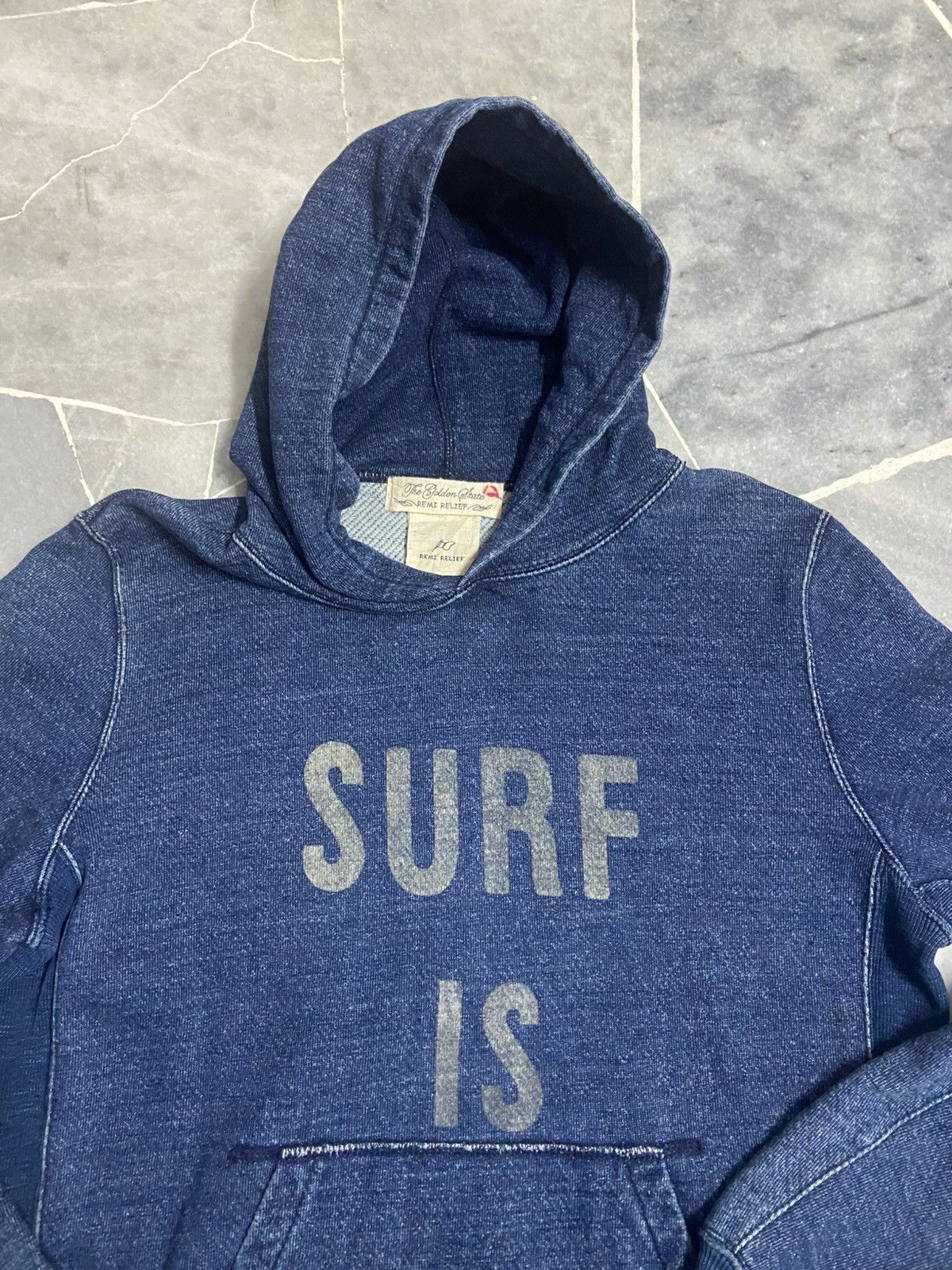 Remi Relief Remi Relief Surf Is Hoodie Indigo Sweatshirt Size US M / EU 48-50 / 2 - 2 Thumbnail