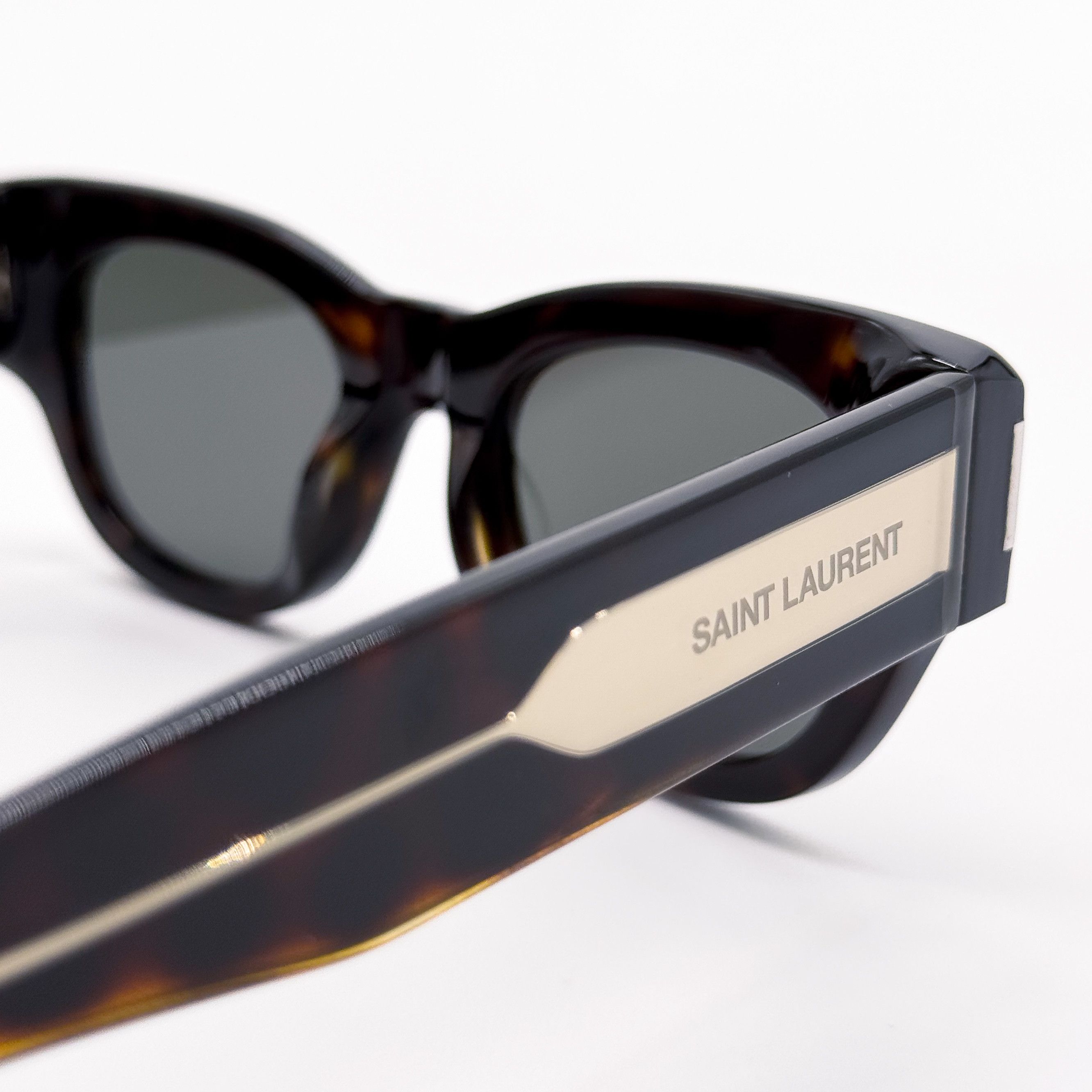 Yves Saint Laurent NEW SAINT LAURENT SL 573 002 DARK HAVANA WOMEN SUNGLASSES Size ONE SIZE - 7 Thumbnail