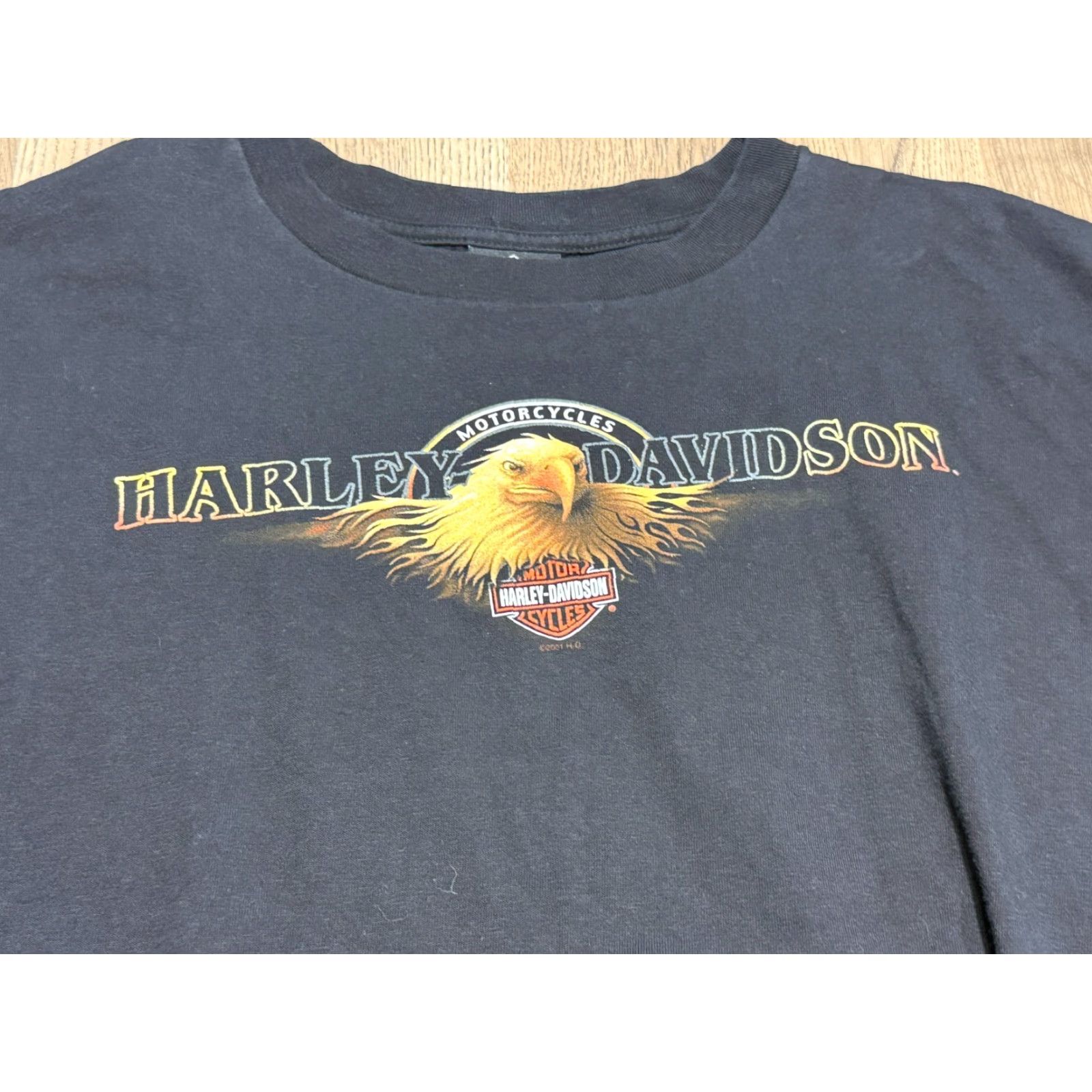 Harley Davidson Harley-Davidson Shirts Men's XL Black Short Sleeve Crew Neck Motorcycle Shirt Size US XL / EU 56 / 4 - 5 Thumbnail