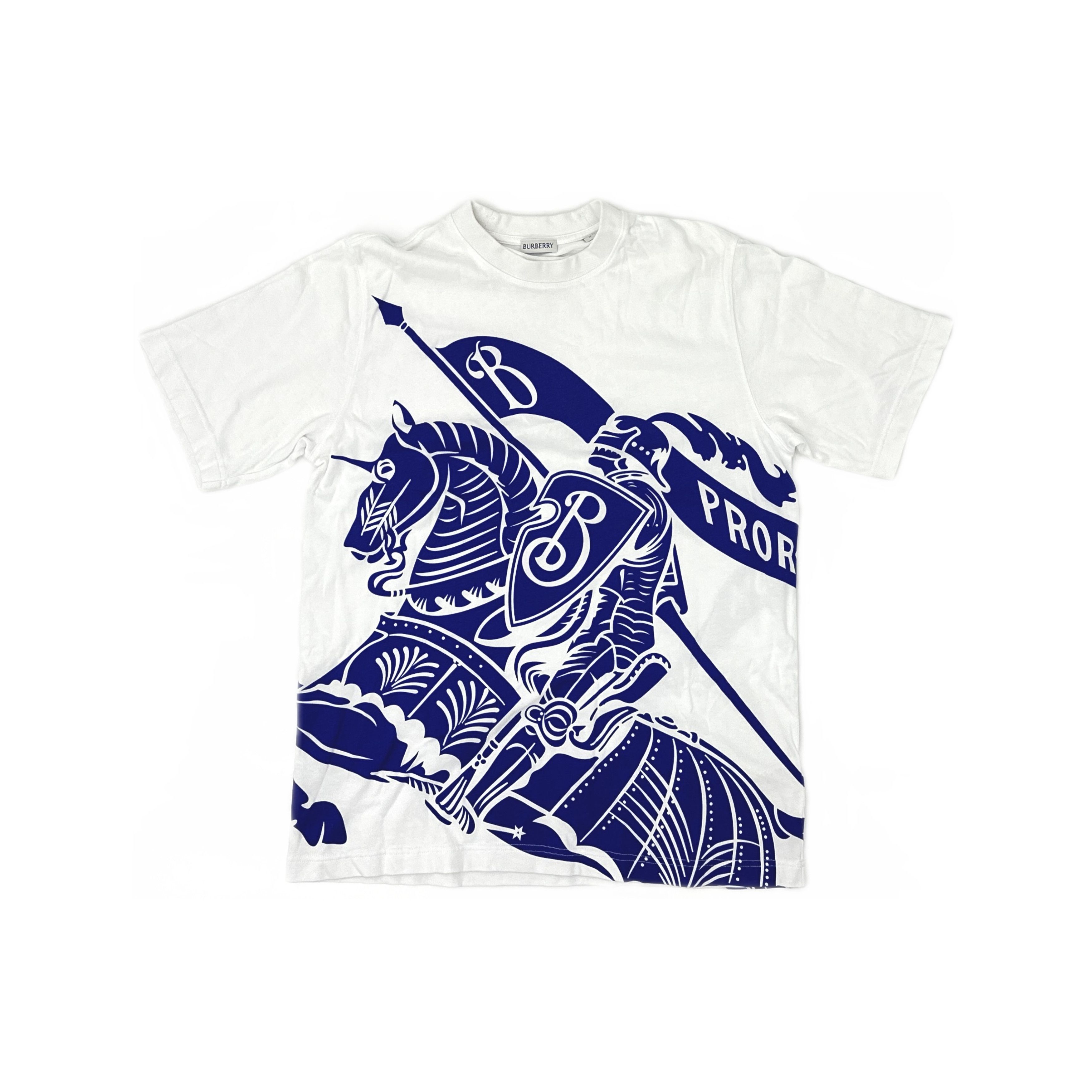 Burberry Burberry Horse Knight Graphic T-Shirt White M Size US M / EU 48-50 / 2 - 1 Thumbnail
