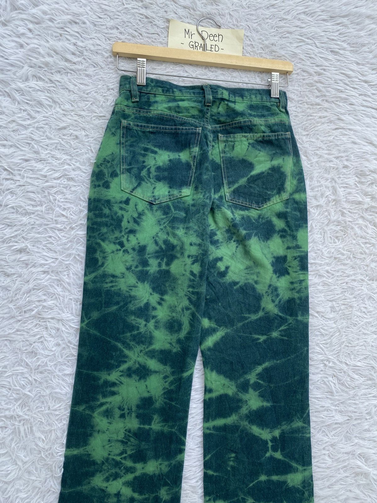 Japanese Brand Vintage 90s Japanese Brand Tie Dye Flash Jeans Pants Size US 27 - 22 Thumbnail