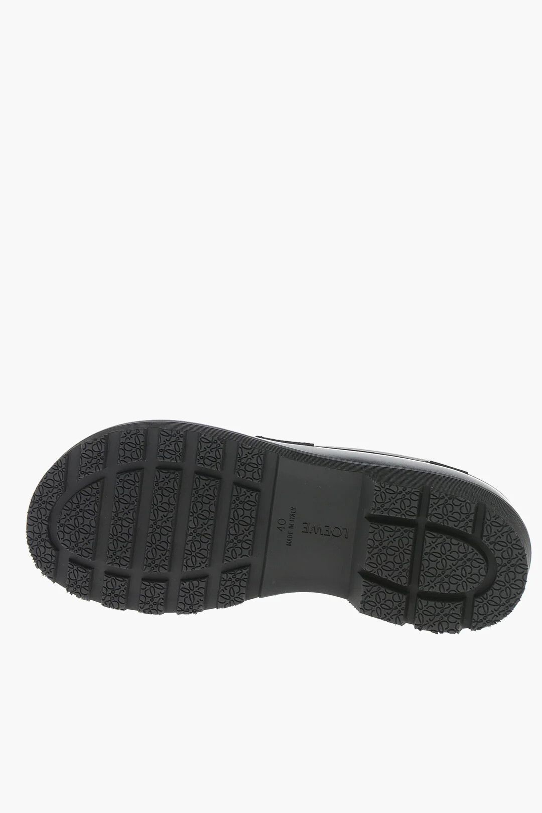 Loewe og1mm0426 Brushed Leather Penny Loafers in Black Size US 10 / IT 40 - 5 Thumbnail