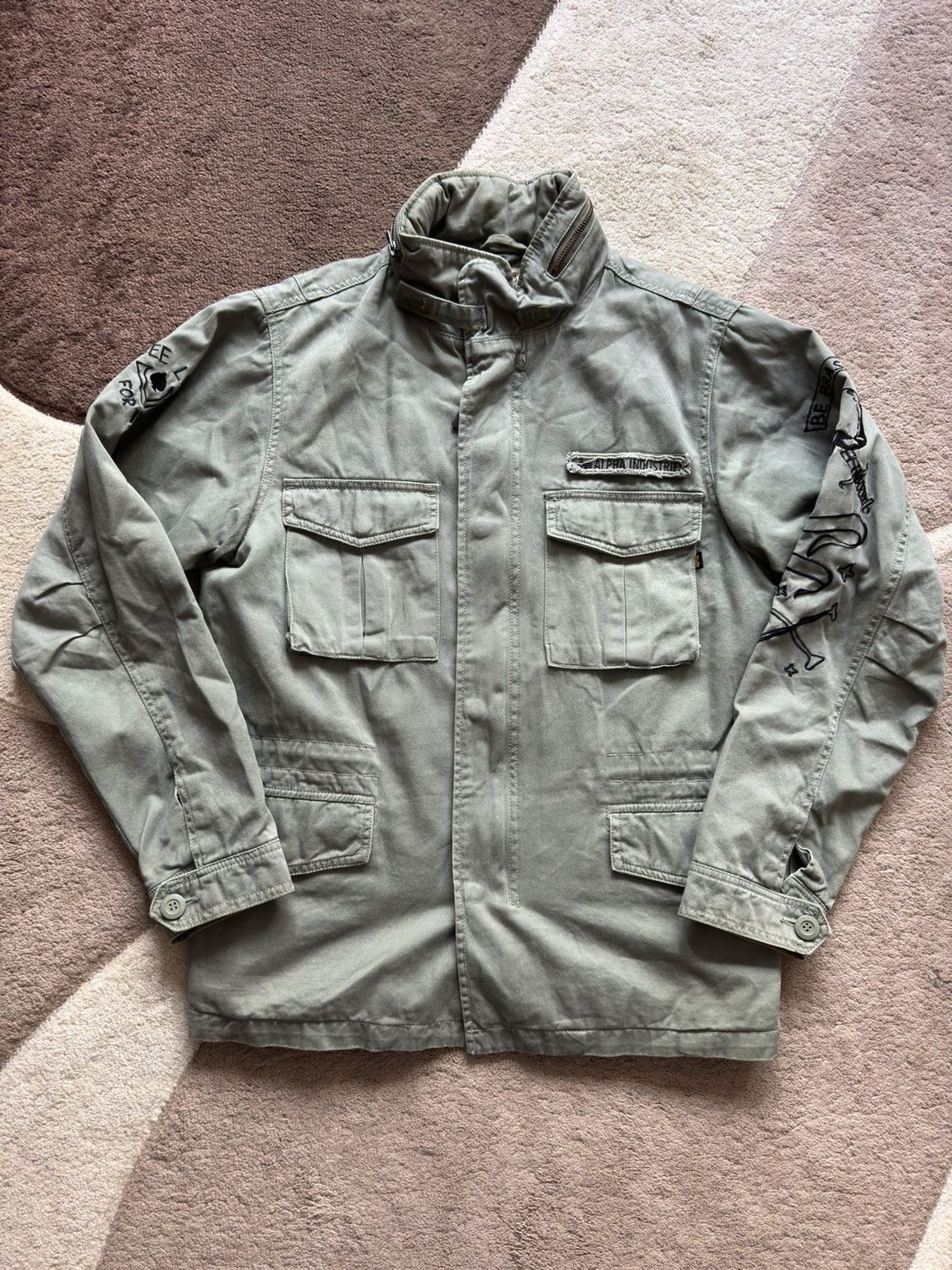 Alpha Industries M65 Alpha Industries Utility Military Jacket Vintage USA Size US S / EU 44-46 / 1 - 3 Thumbnail