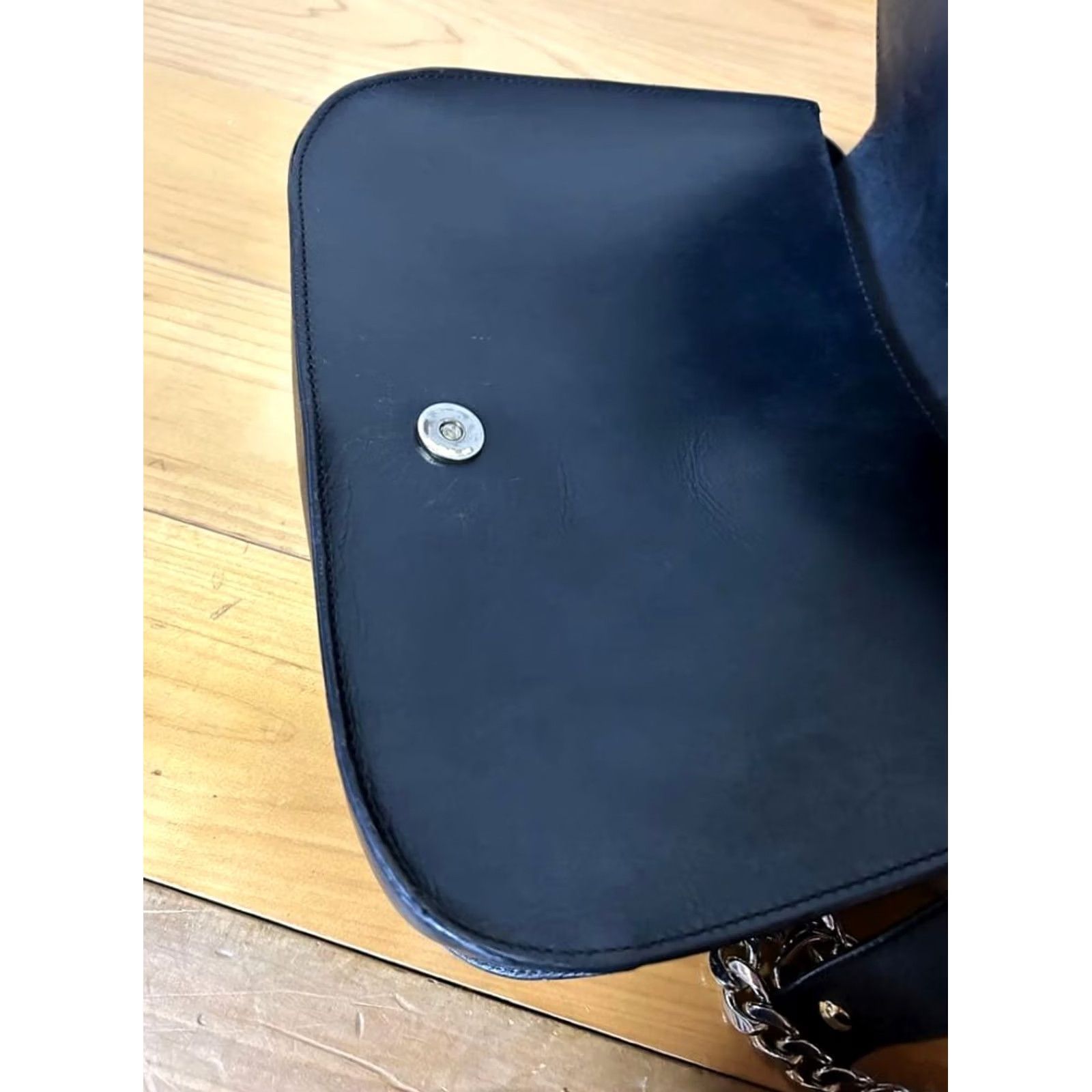 A.P.C. A.P.C. Woman Shoulder Bag Chain Half Moon Leather Black Limited Edition Style Size ONE SIZE - 6 Thumbnail