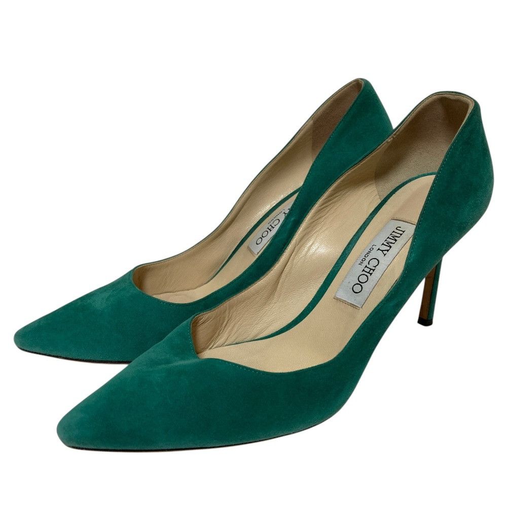 Jimmy Choo Jimmy Choo Jimmy Choo Suede Pumps Leather Shoes DUTY FREE for USA Size ONE SIZE - 1 Thumbnail