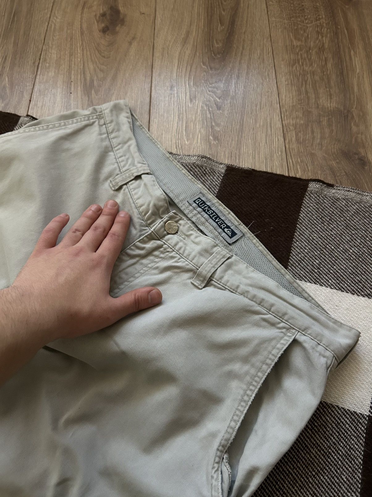 Quiksilver × Vintage Vintage Quicksilver mens cargo baggy y2k rare mens Size US 33 - 4 Thumbnail