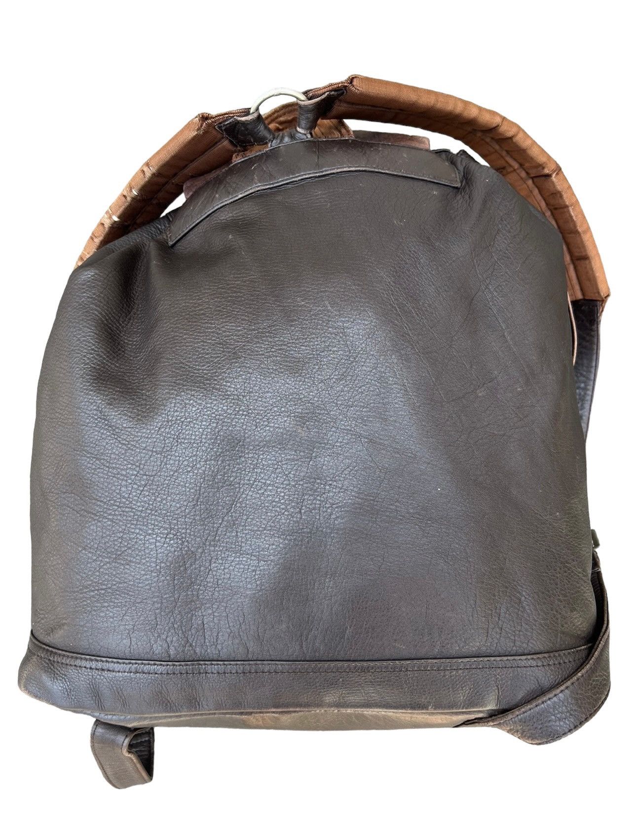 Leather Vintage Porter Tokyo Distressed Patina Leather Backpack Bag Size ONE SIZE - 13 Thumbnail
