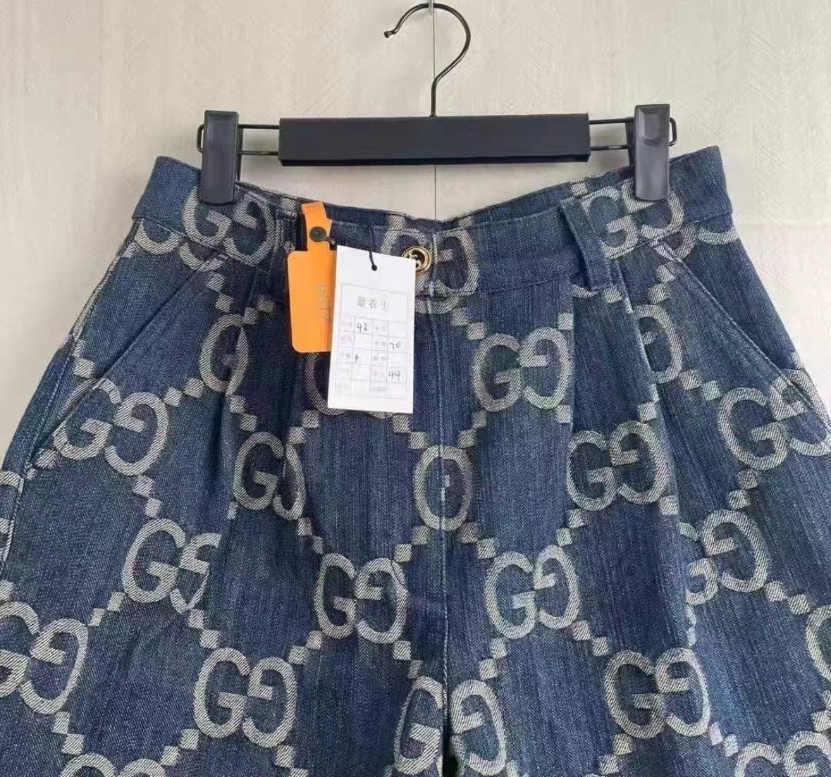 Gucci Gucci Denim denim full-print shorts 2506-Nextarrow Size 30" / US 8 / IT 44 - 2 Thumbnail