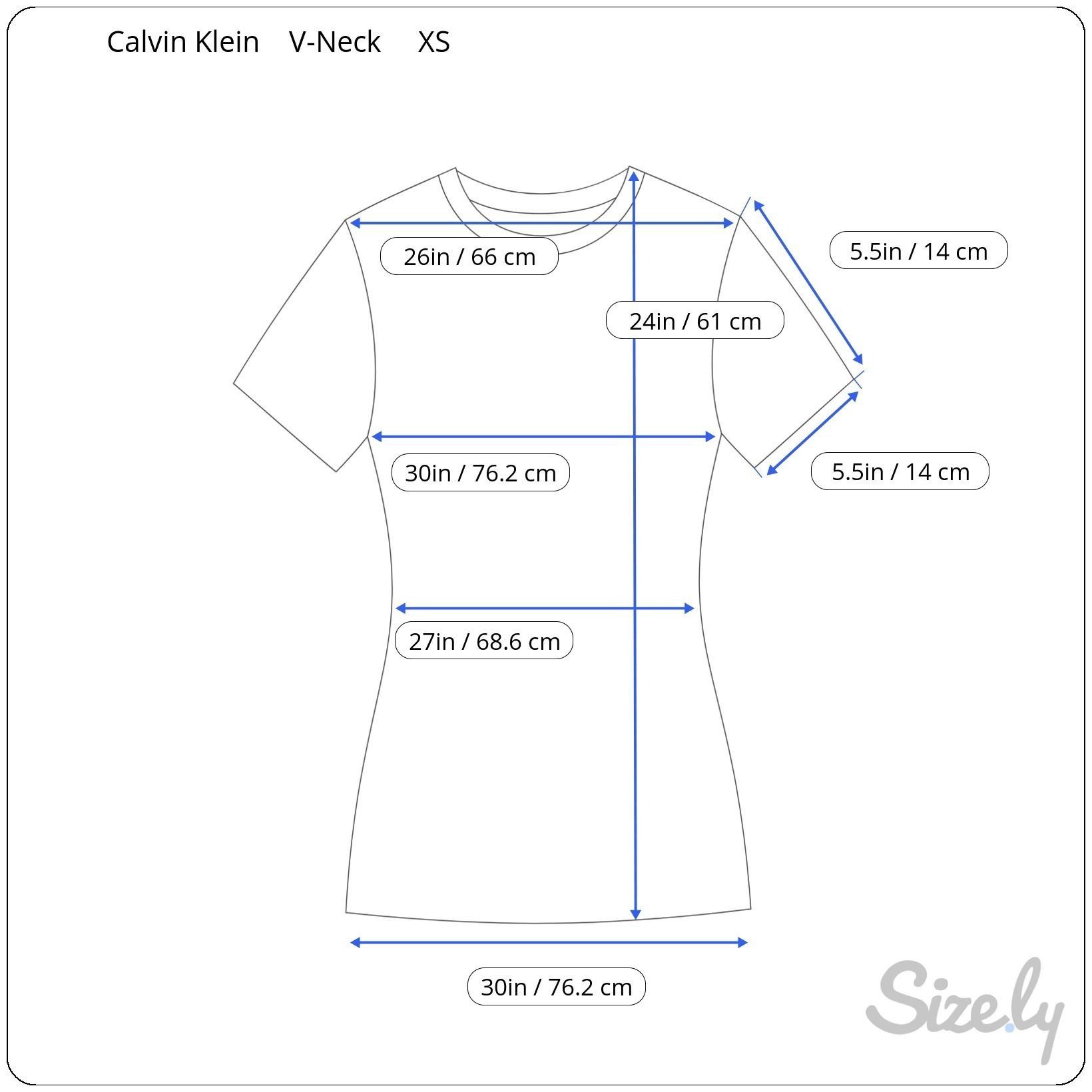 Calvin Klein Calvin Klein Jeans Womens V-Neck T-Shirt XS Rust Cotton Shor Size XS / US 0-2 / IT 36-38 - 2 Thumbnail