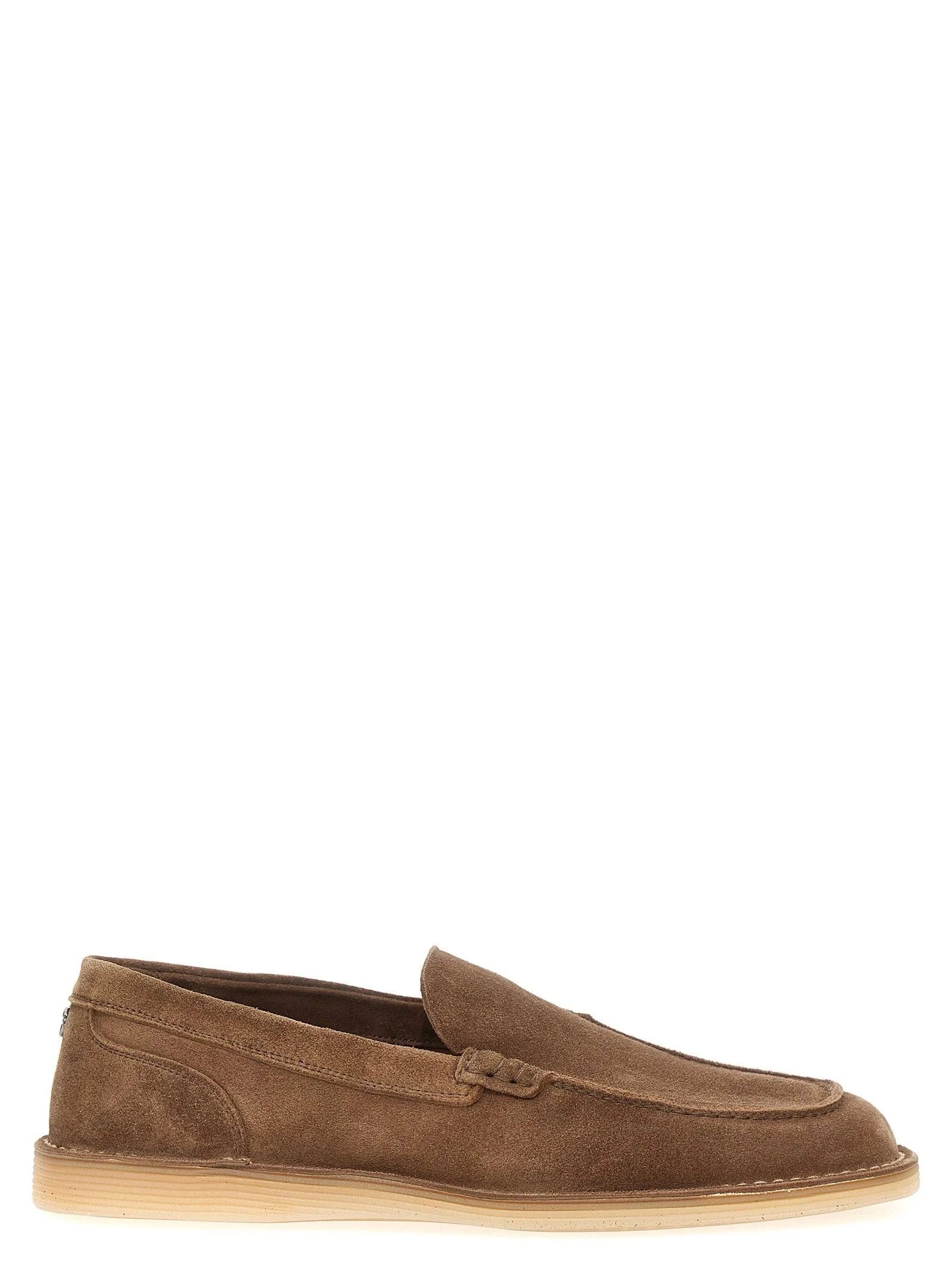 Dolce & Gabbana o1s22i1n0924 Suede Leather Loafers in Brown Size US 8 / EU 41 - 1 Thumbnail