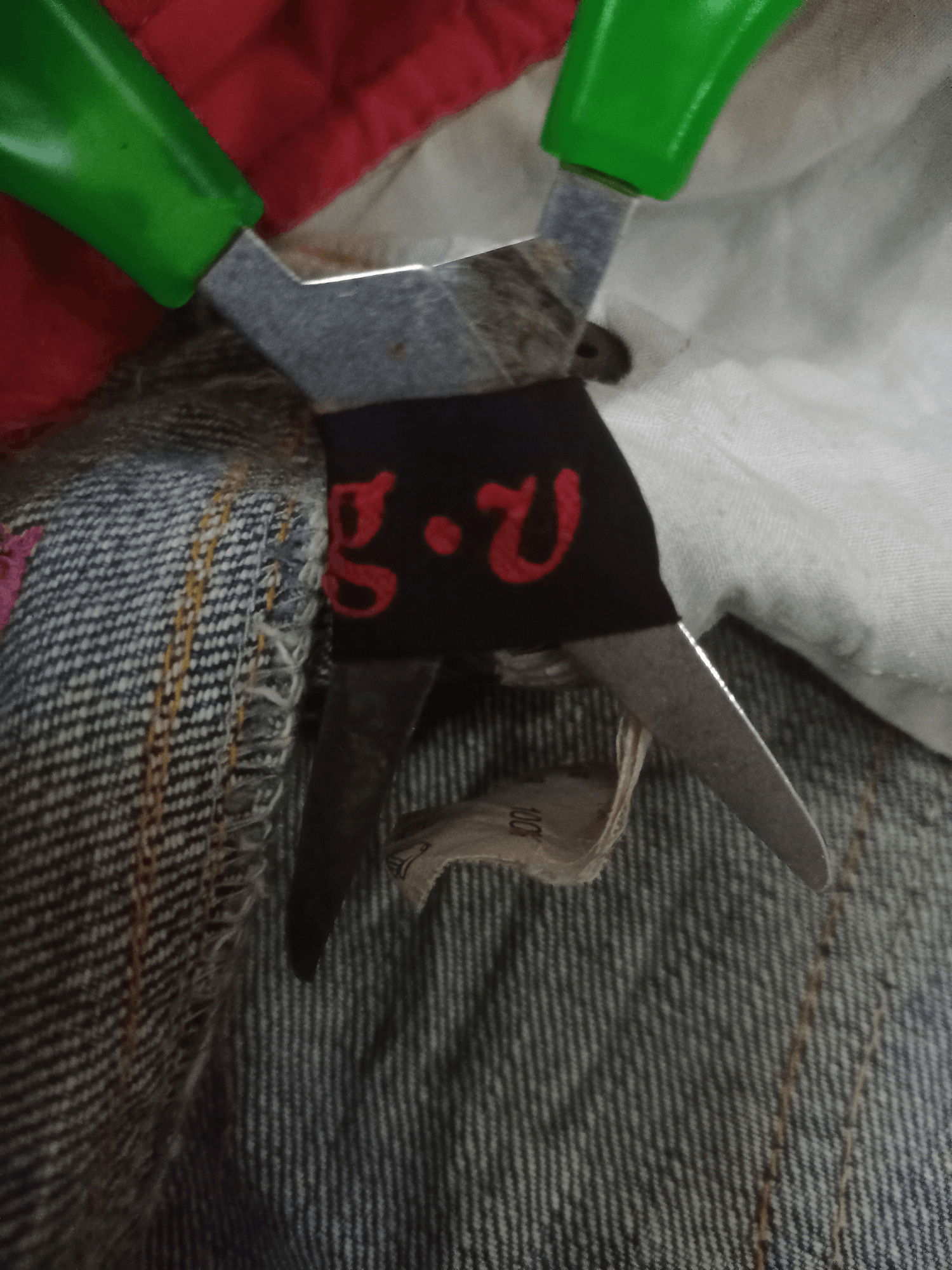 Japanese Brand Vintage Japanese Brand Blue Wash Distress Baggy Jean Shorts Size US 34 / EU 50 - 14 Thumbnail