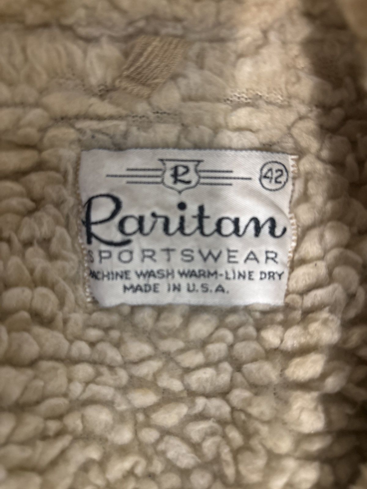 Other Vintage Raritan Sherpa Lined Chore Jacket Size US L / EU 52-54 / 3 - 3 Thumbnail