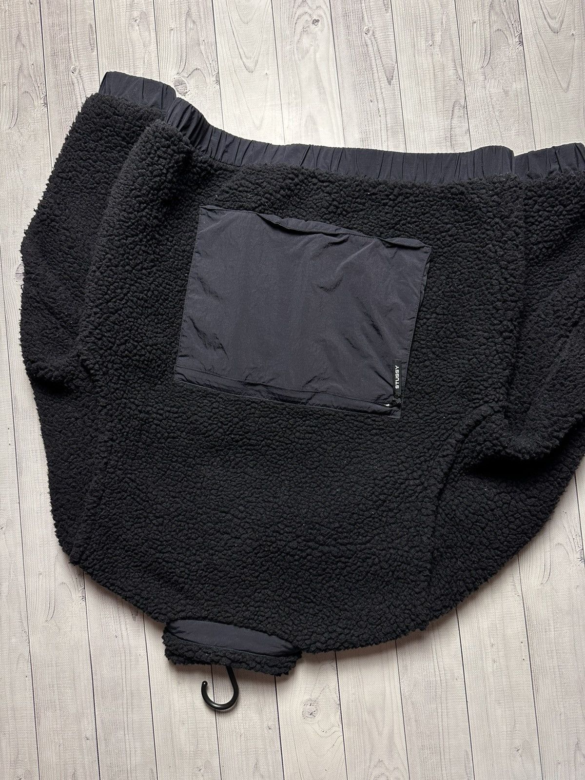Stussy × Vintage Vintage Stussy fleece jacket teddy Sherpa rare logo pocket L Size US L / EU 52-54 / 3 - 10 Thumbnail