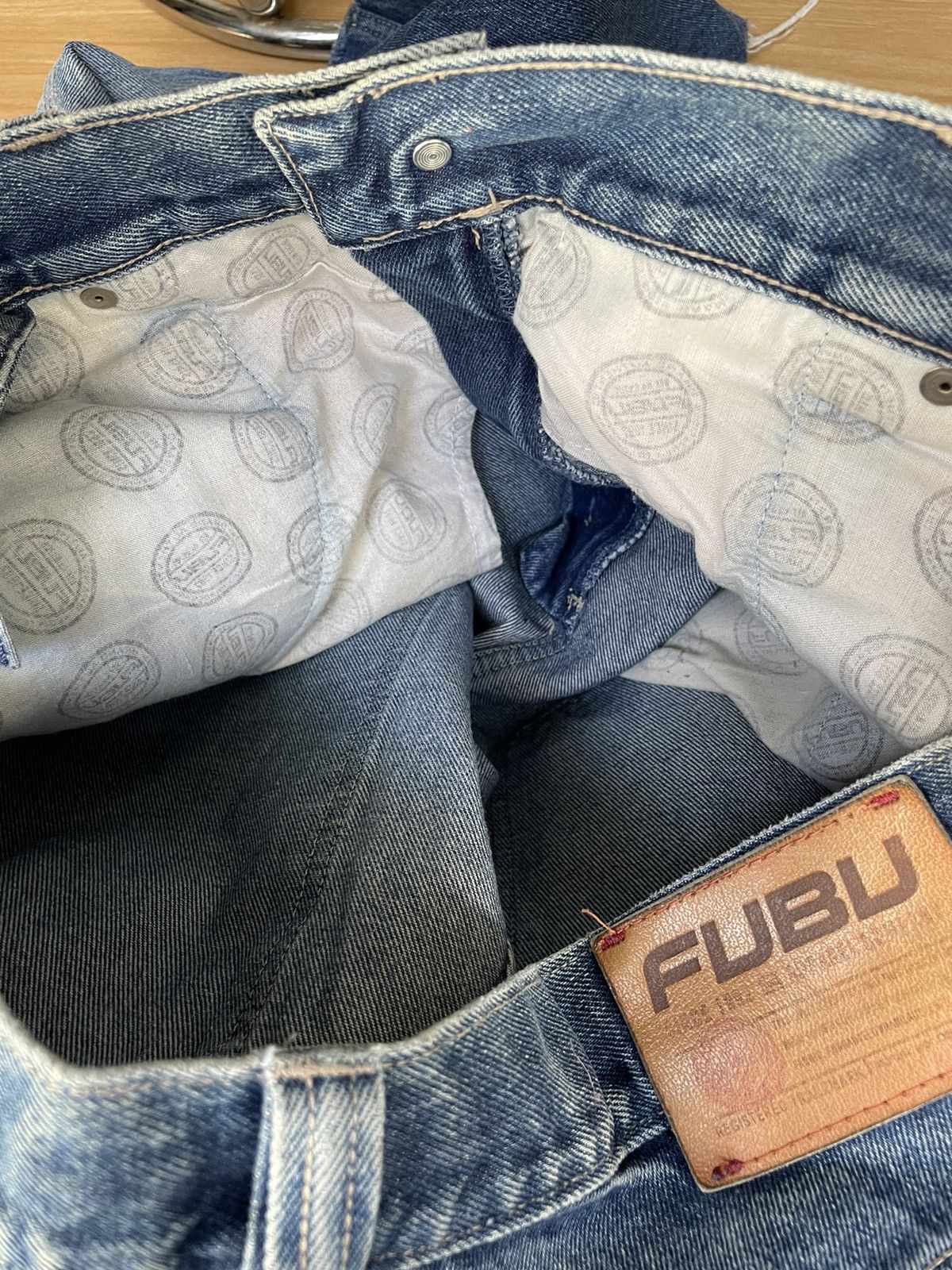 Fubu FUBU Side Pocket Baggy Jeans Size US 36 / EU 52 - 20 Thumbnail