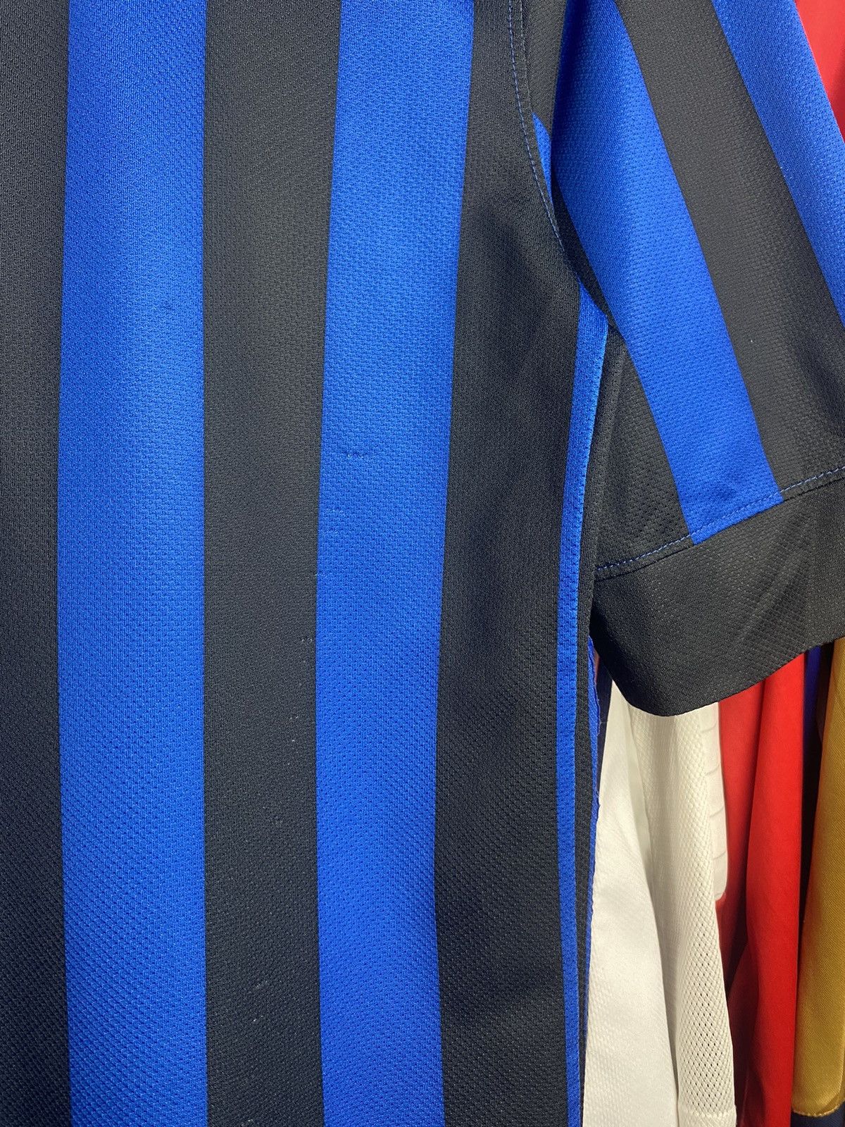 Nike 2011/12 NIKE INTER MILAN HOME SOCCER JERSEY FOOTBALL SHIRT Size US S / EU 44-46 / 1 - 12 Thumbnail