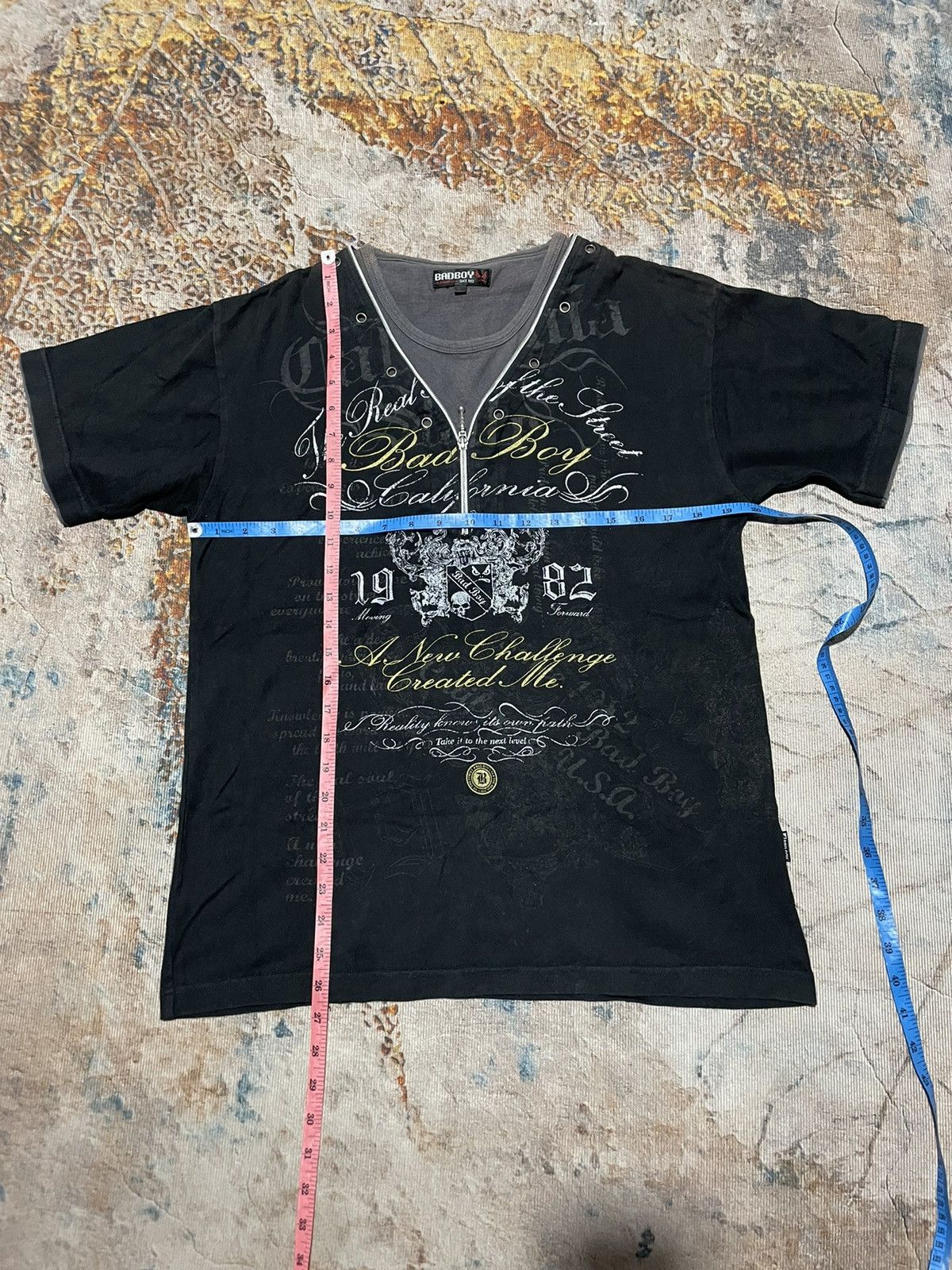 Other Badboy Cross skull Poem Seditionaries double layer tshirt Size US L / EU 52-54 / 3 - 6 Thumbnail