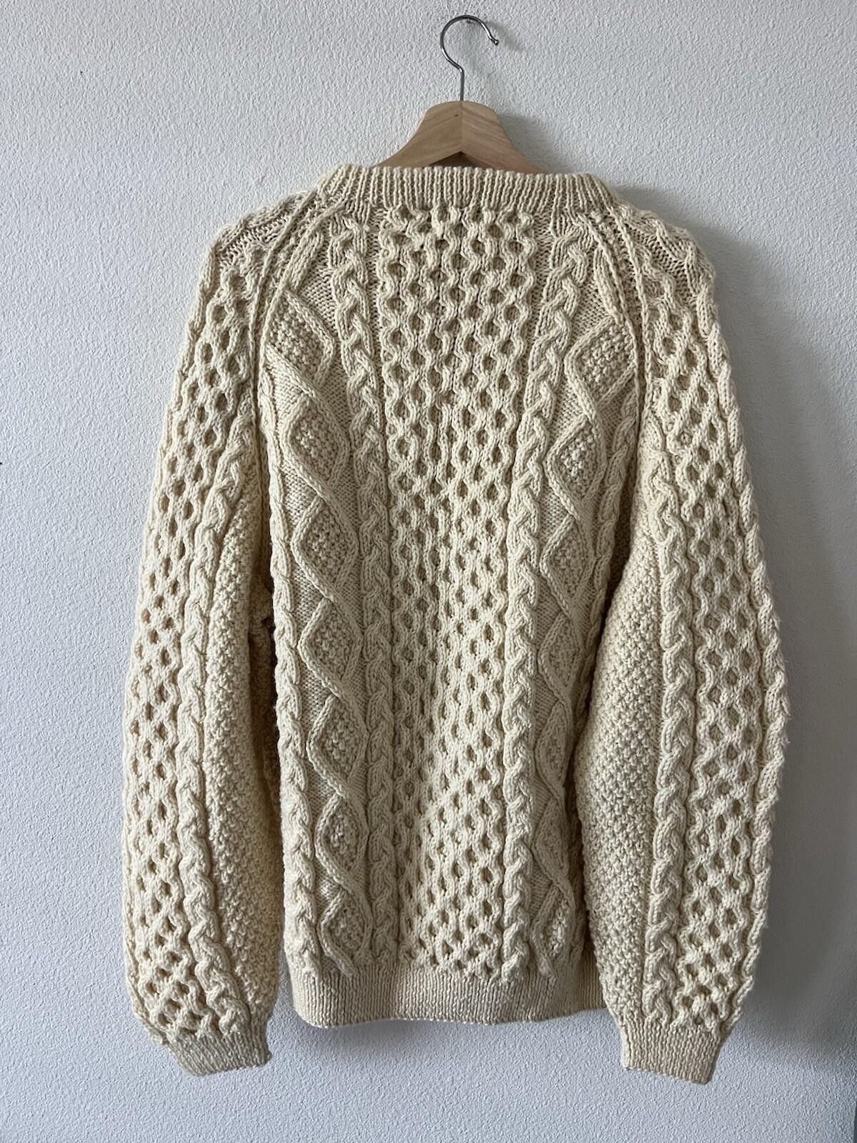 The Unbranded Brand The Woollen Store Dingle Ireland Cable Knit Sweater XL⁠ Size XL / US 12-14 / IT 48-50 - 4 Thumbnail