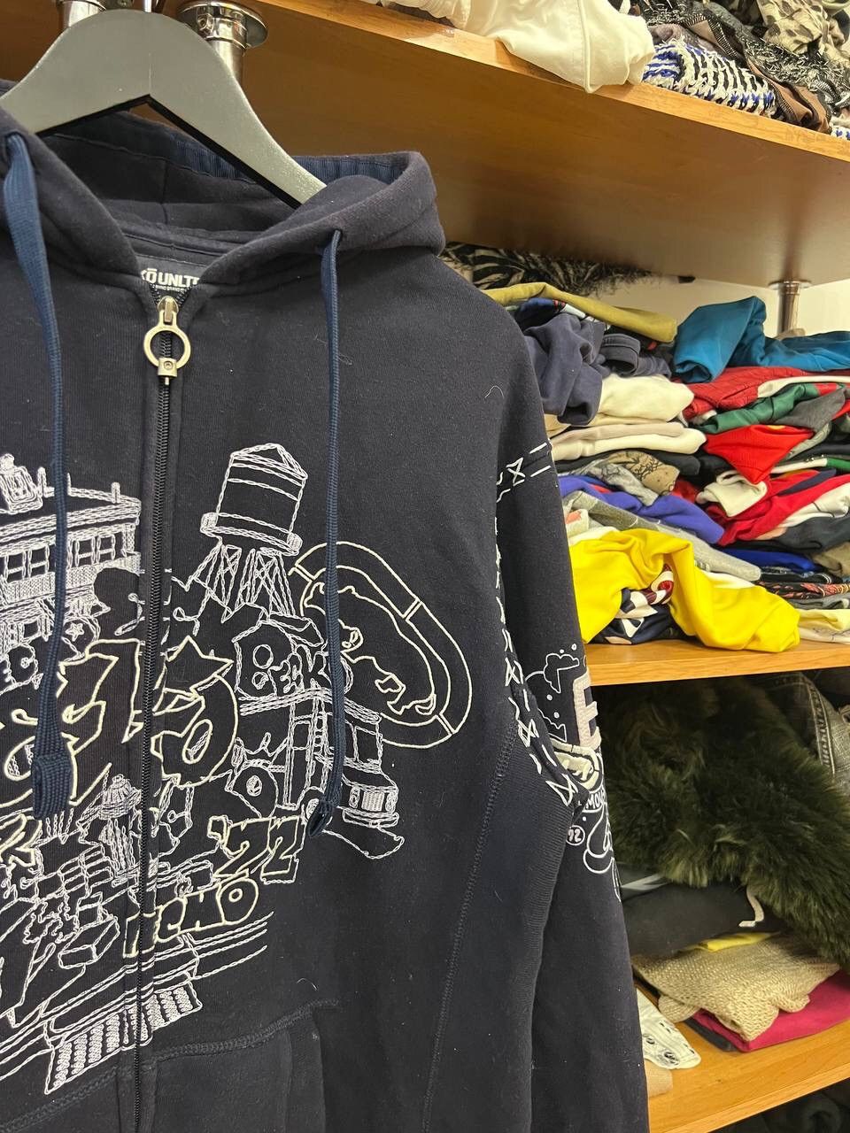 Ecko Unltd. × Japanese Brand Crazy Y2K Ecko Unltd. Zip-Up Hoodie Size US L / EU 52-54 / 3 - 3 Thumbnail