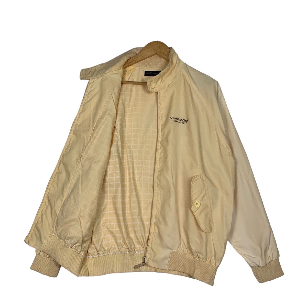 Vintage JESSE C. SNEAD Golf Yellow Casual Jacket #1048-C47 Size US M / EU 48-50 / 2 - 9 Thumbnail