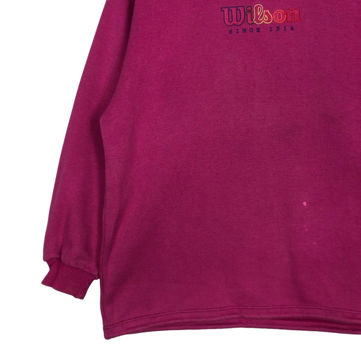 Vintage × Wilson Vintage Wilson Sweatshirt Jumper Rare 90s Size US M / EU 48-50 / 2 - 3 Thumbnail