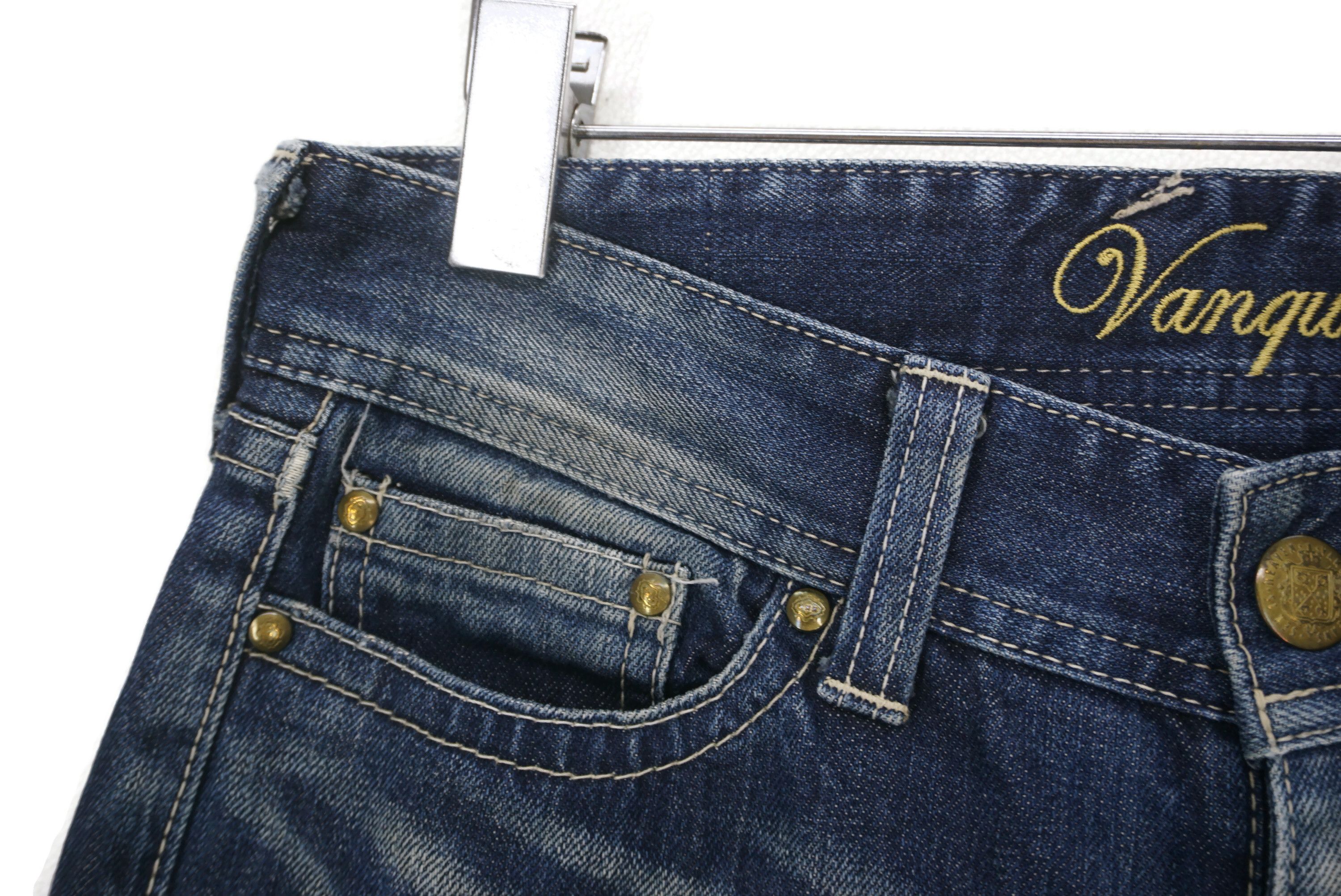 Japanese Brand Vanquish Jeans Size W30xL33.5 Gold Low-Rise Slim Denim Size US 28 / EU 44 - 4 Thumbnail