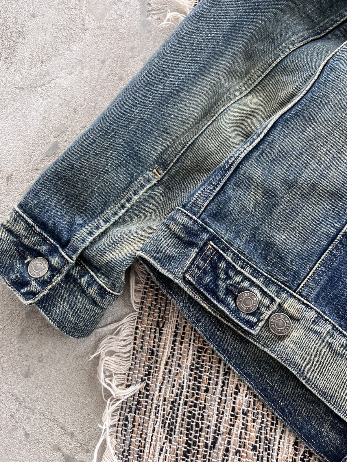 Polo Ralph Lauren Vintage Polo Ralph Lauren Avantgarde Faded Y2K Denim Jacket Size US S / EU 44-46 / 1 - 16 Thumbnail