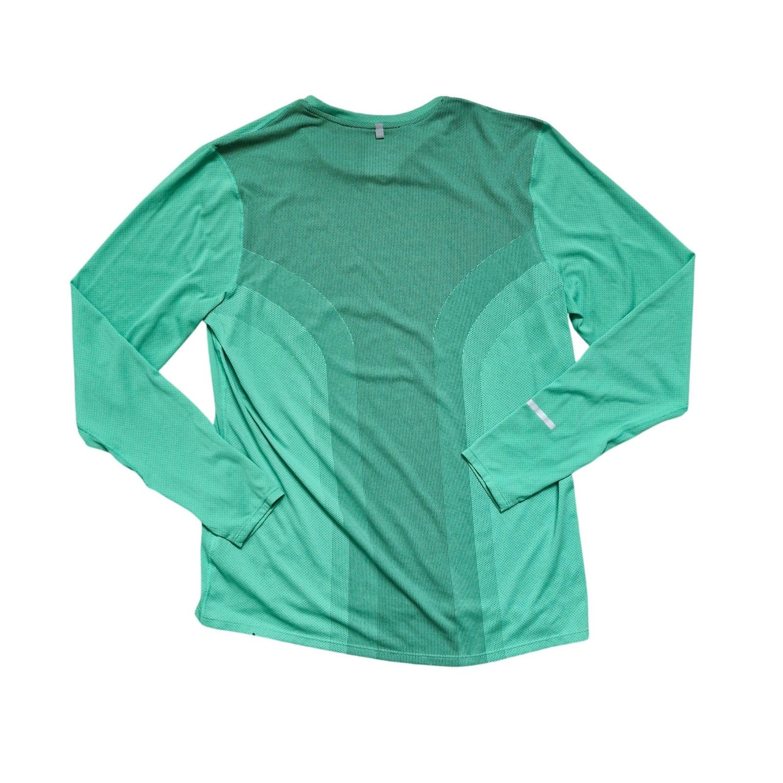 Nike Nike Shirt Mens Large Green Dri Fit Long Sleeve Crew Neck Size US L / EU 52-54 / 3 - 5 Thumbnail