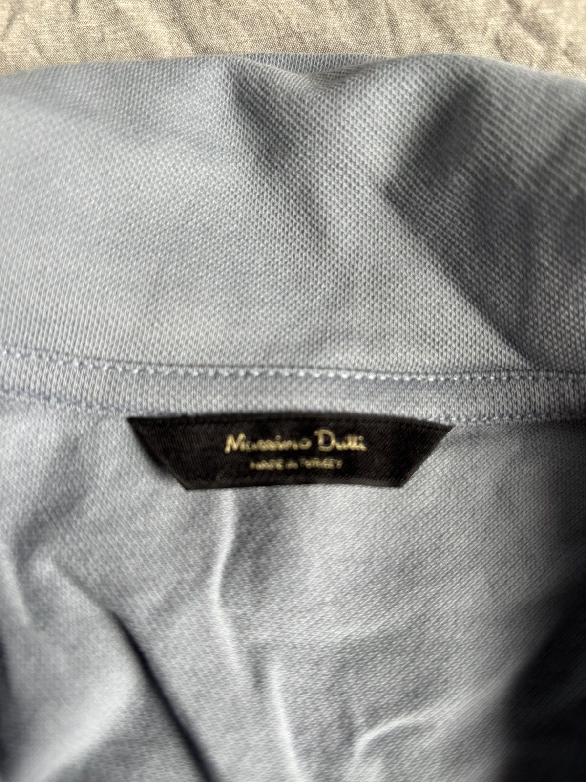 Massimo Dutti Light Blue Massimo Dutti Polo Large Size US L / EU 52-54 / 3 - 2 Thumbnail