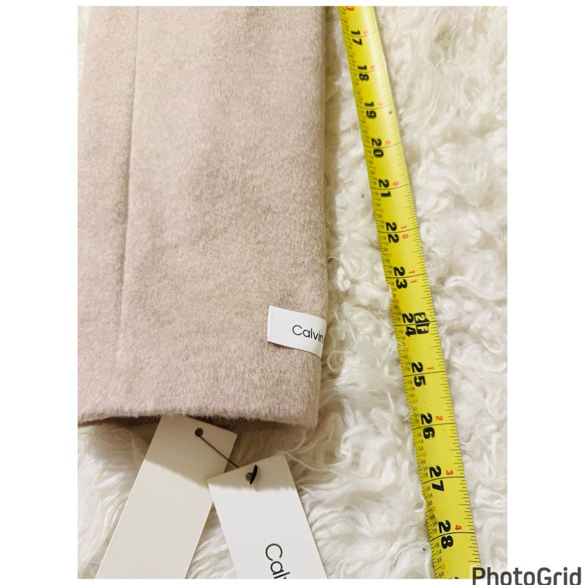 Calvin Klein Calvin Klein Belted Wool Coat Size M / US 6-8 / IT 42-44 - 8 Thumbnail