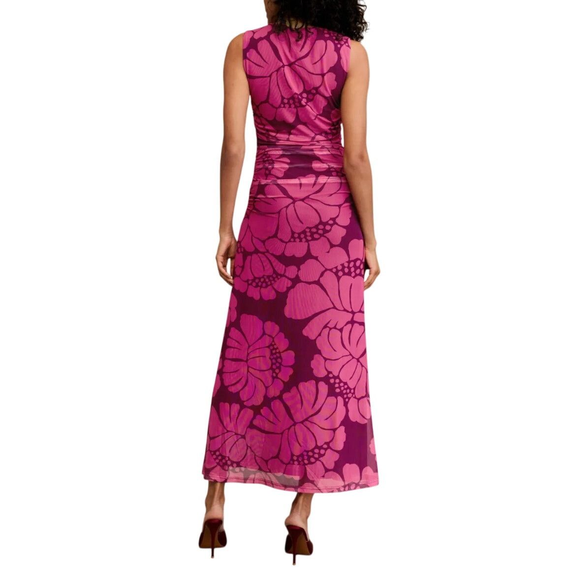 knee length dresses for ladies Red Printed Mesh One Shoulder Bodycon Midi Dress – AX Paris
