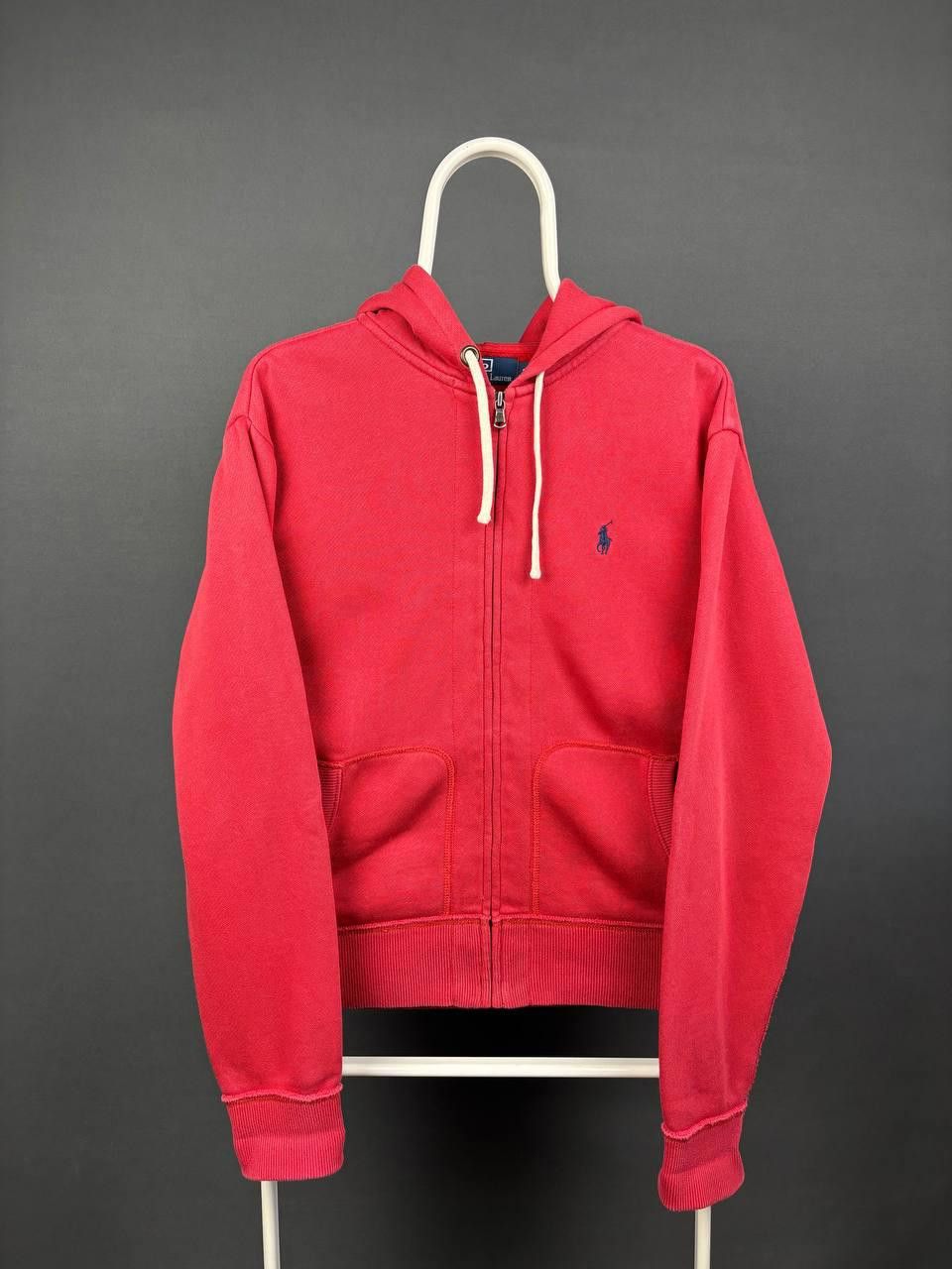 Polo Ralph Lauren Ralph Lauren Full Zip Hoodie Size S Red Vintage Size US S / EU 44-46 / 1 - 1 Thumbnail