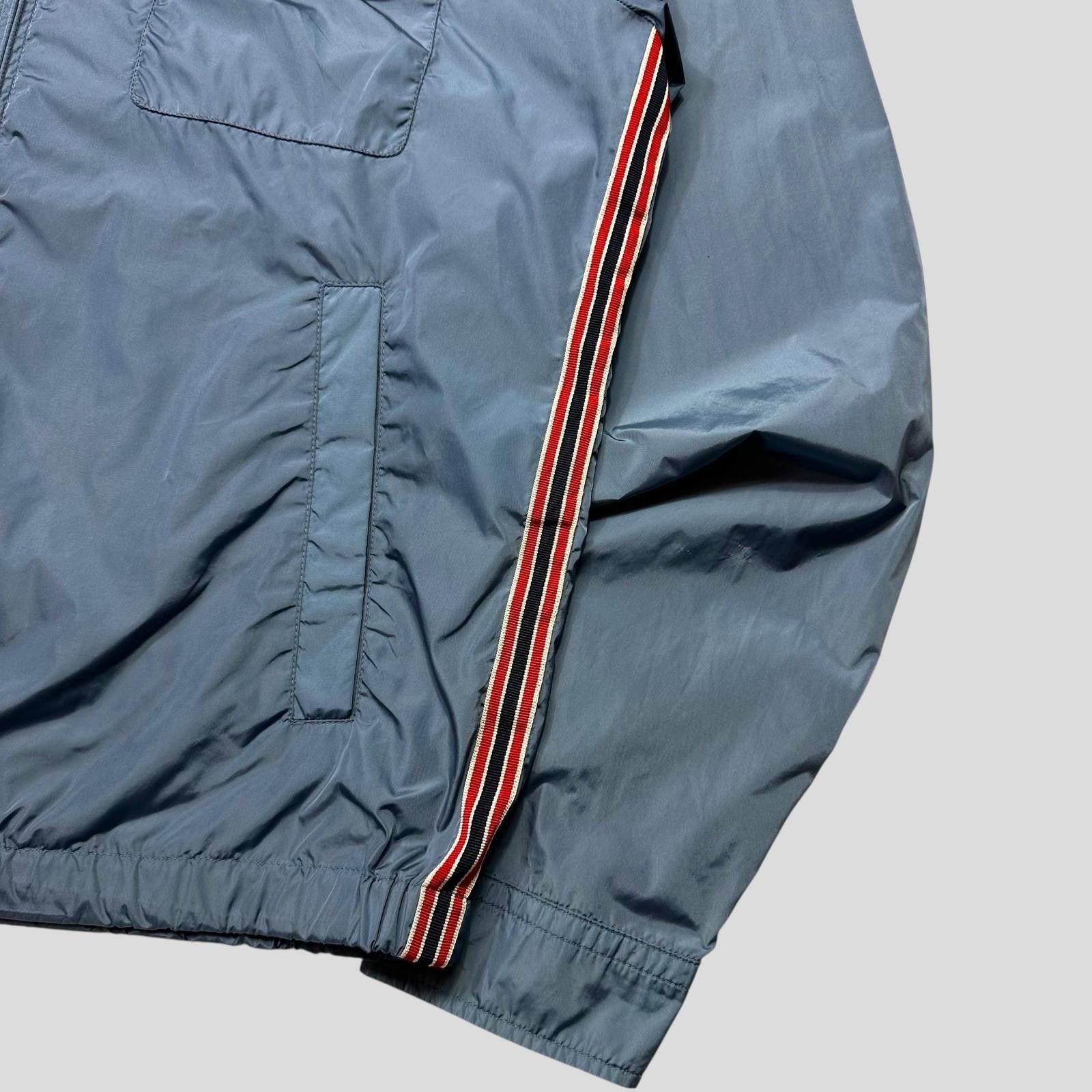 Gucci Gucci 2012 Baby Blue Stripe Seam Nylon Shimmer Jacket IT52 L Size US L / EU 52-54 / 3 - 2 Thumbnail