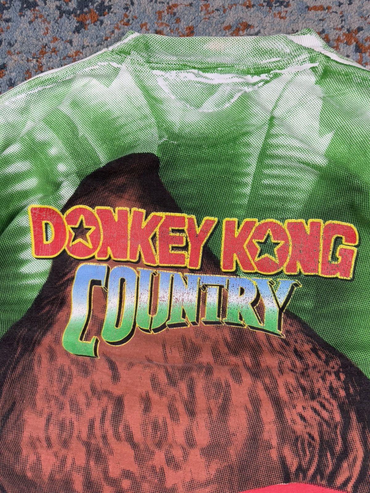 Nintendo × Vintage Vintage 1994 Donkey Kong Country all over print graphic tee Size US XL / EU 56 / 4 - 10 Thumbnail