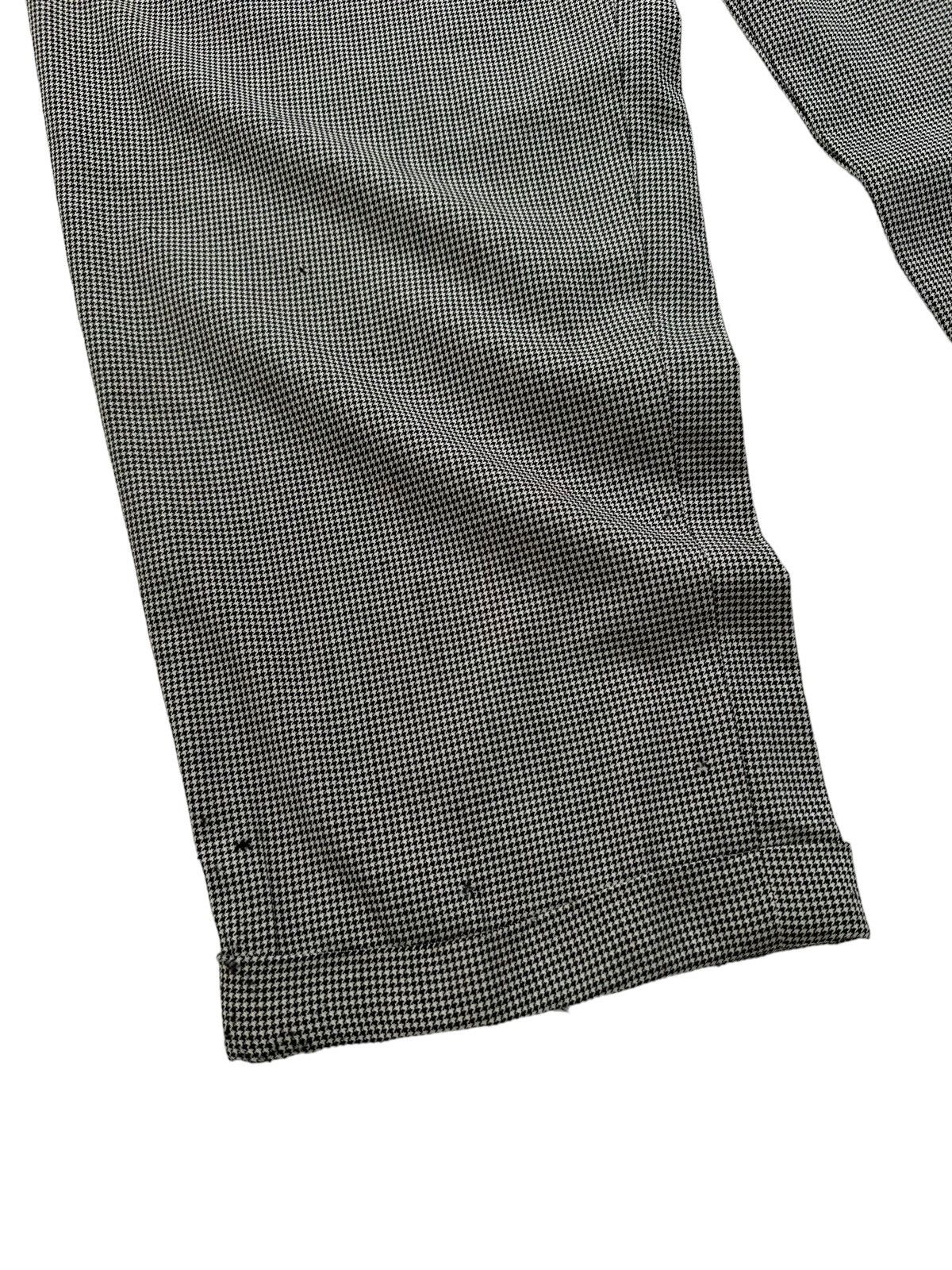 Comme des Garcons Comme des Garçons Homme Plus AW1991 Houndstooth Wool Trouser Size US 28 / EU 44 - 14 Thumbnail