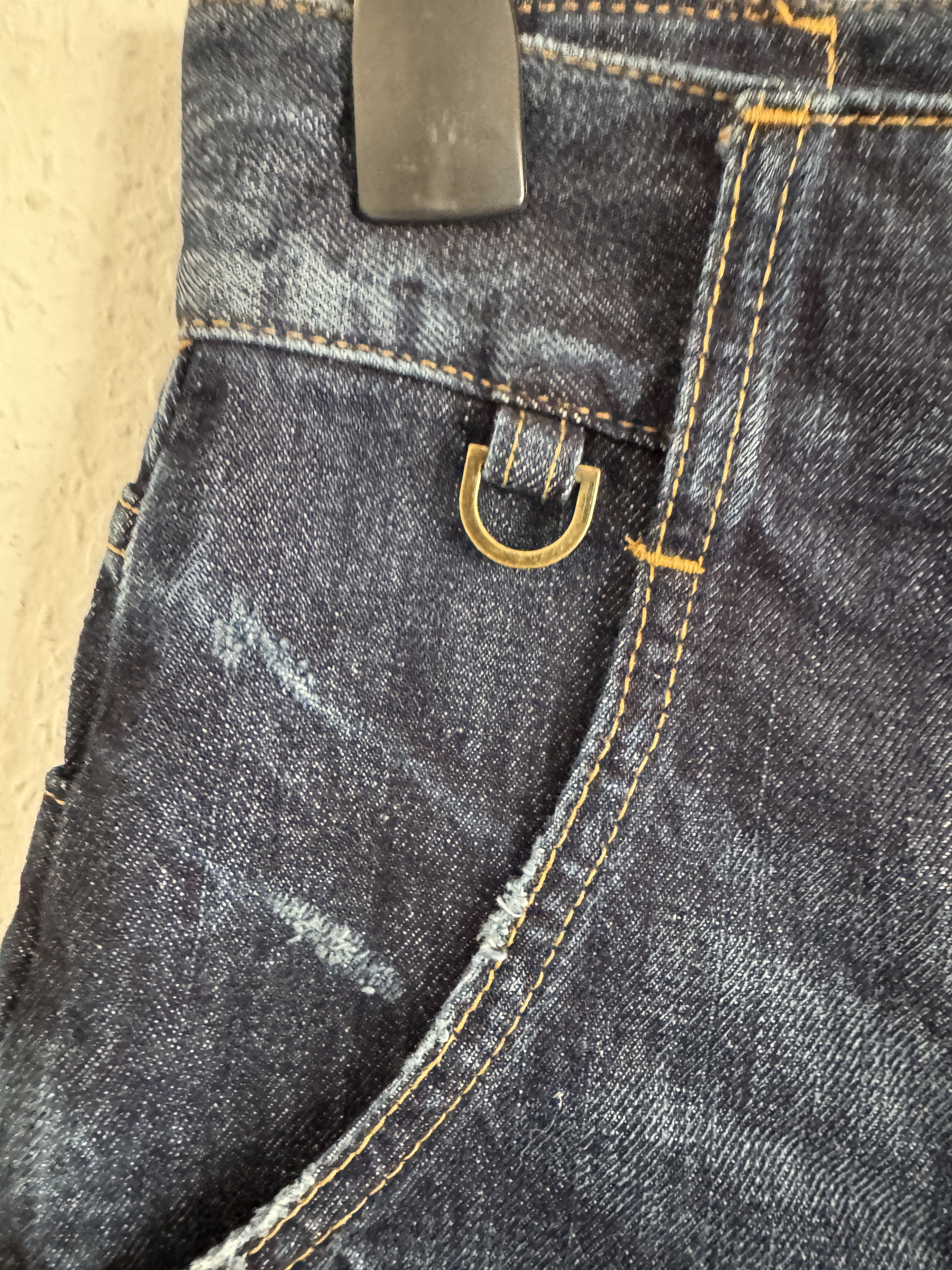 Mastermind Japan Distressed Skull Denim Size US 34 / EU 50 - 12 Thumbnail