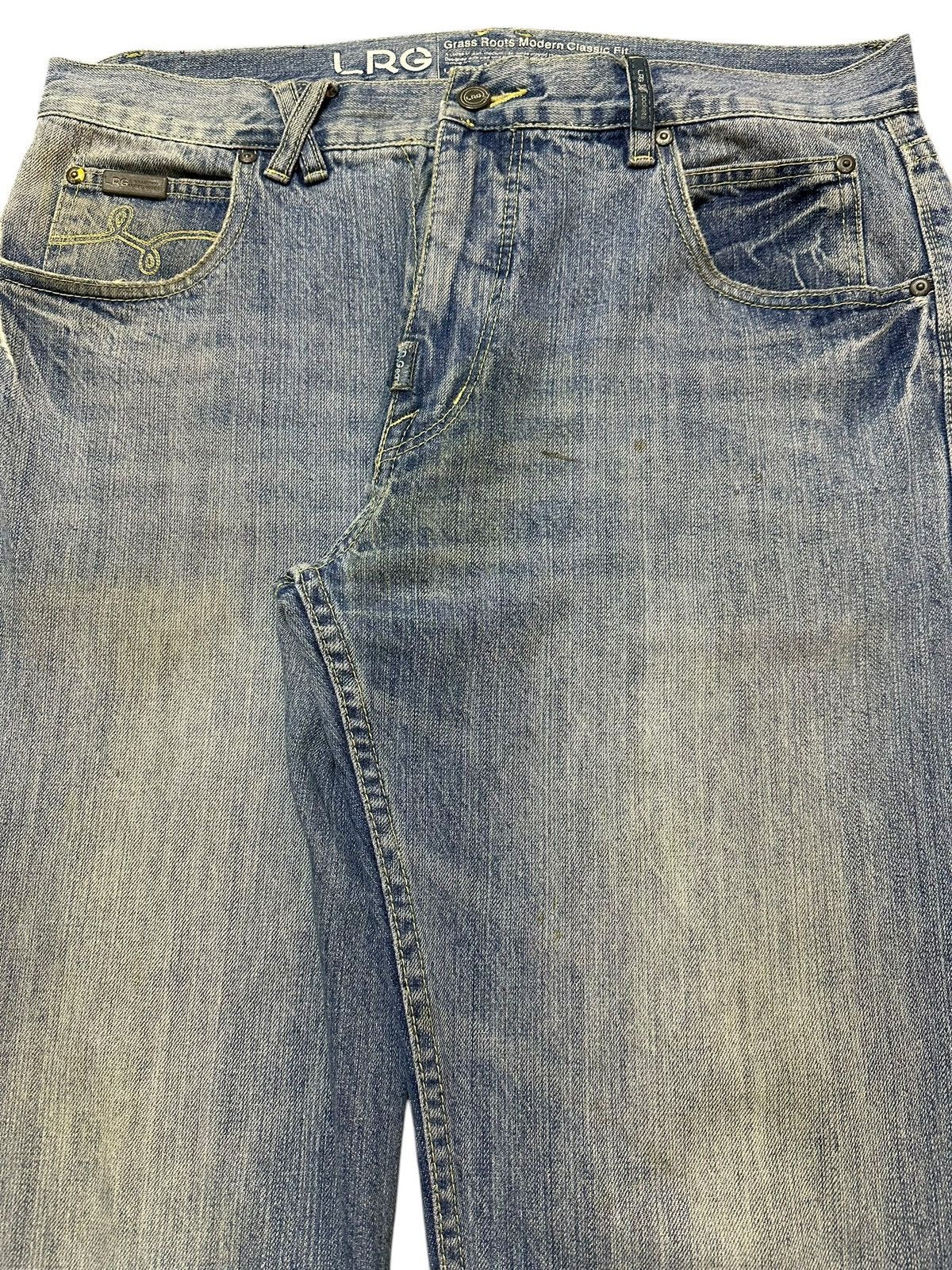 Sugar Cane Vintage Japanese Brand Mud Faded Wash Style Baggy Jeans Size US 36 / EU 52 - 4 Thumbnail